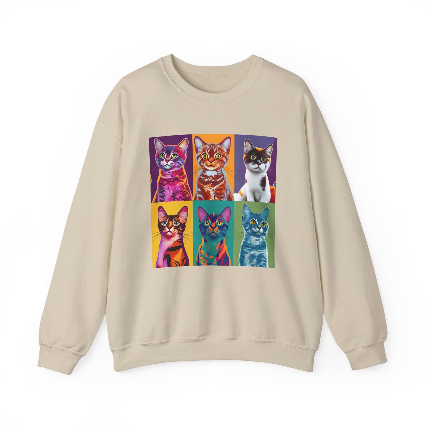 Catty Warhol Crewneck Sweatshirt