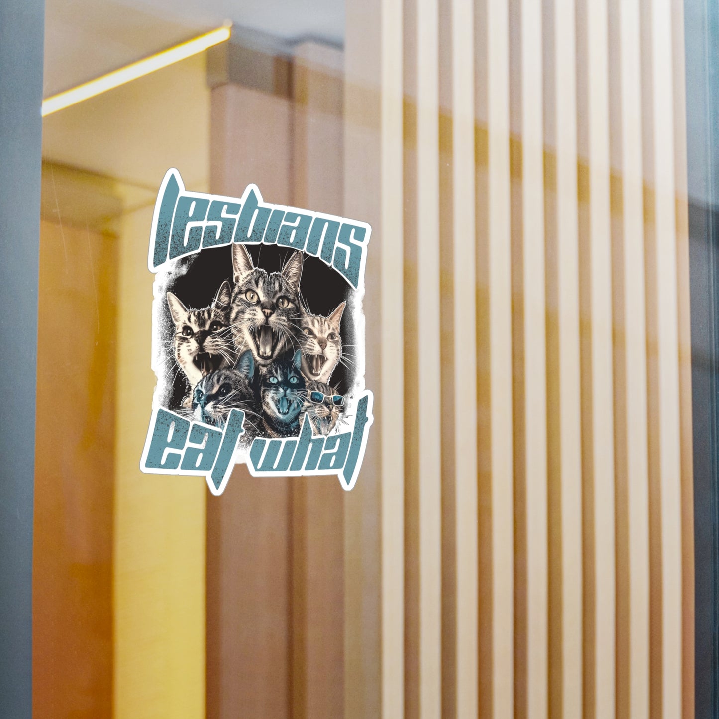 Lesbians Eat What?? Vinyl Decal