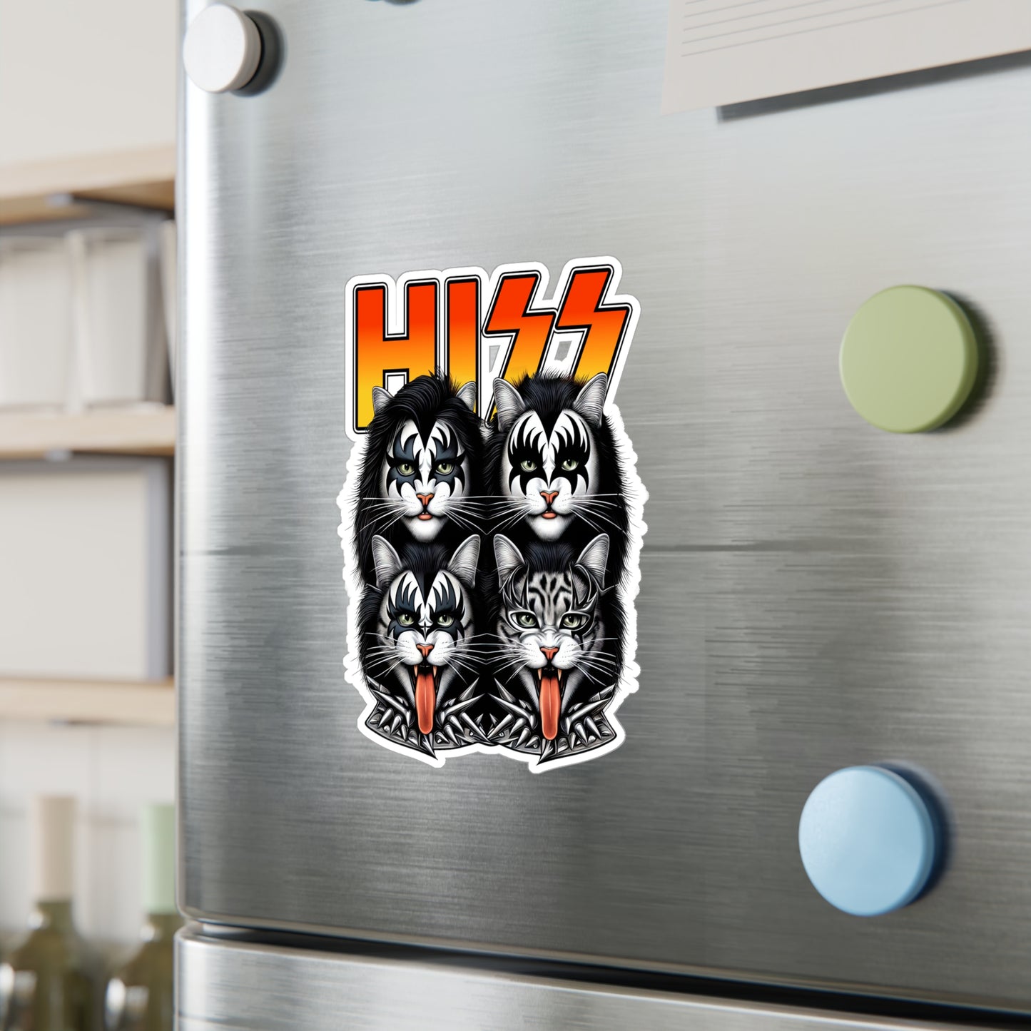 Hiss Band Vinyl Decal