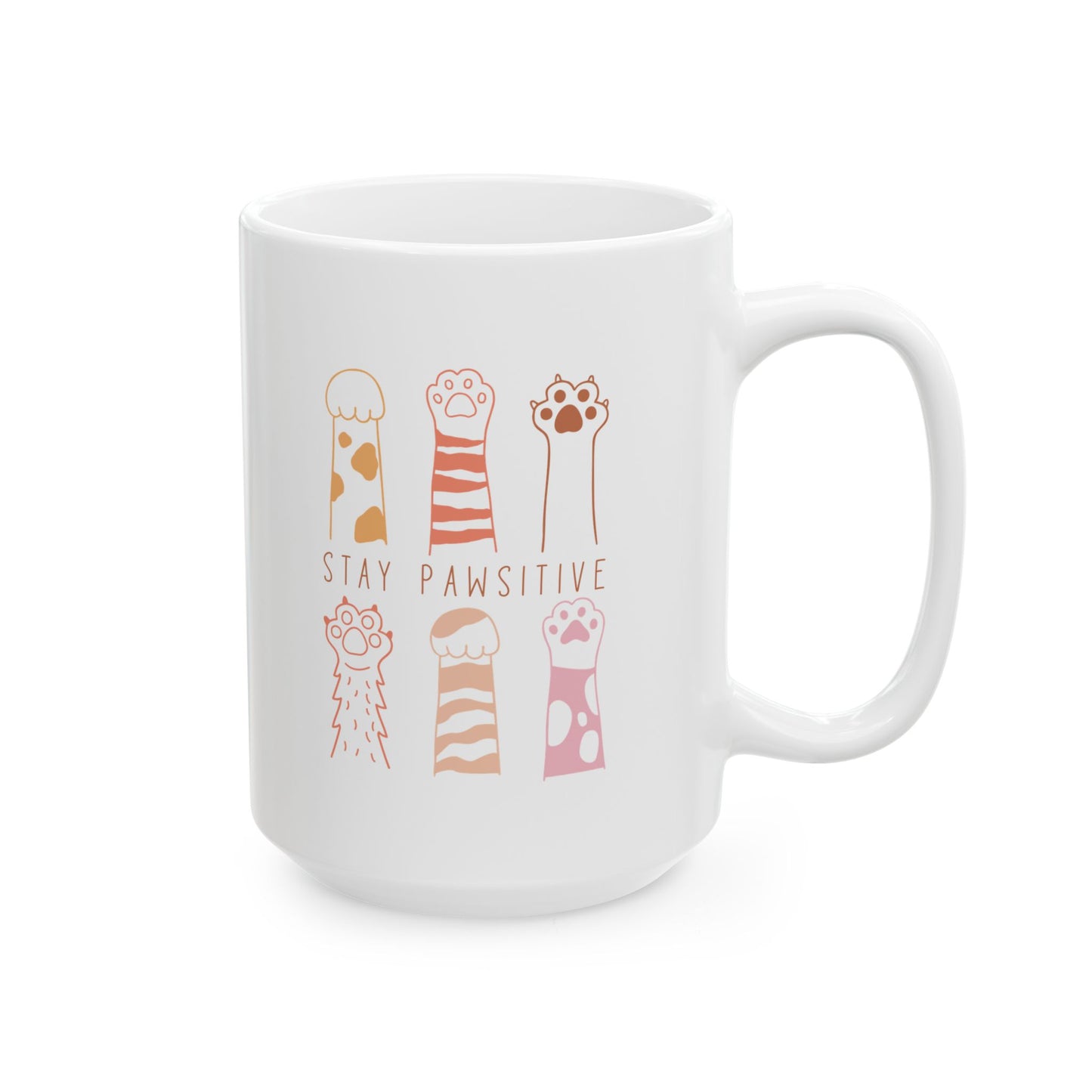 Stay Pawsitive Coffee Mug