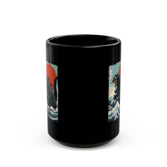 Catzilla Japanese Art Coffee Mug