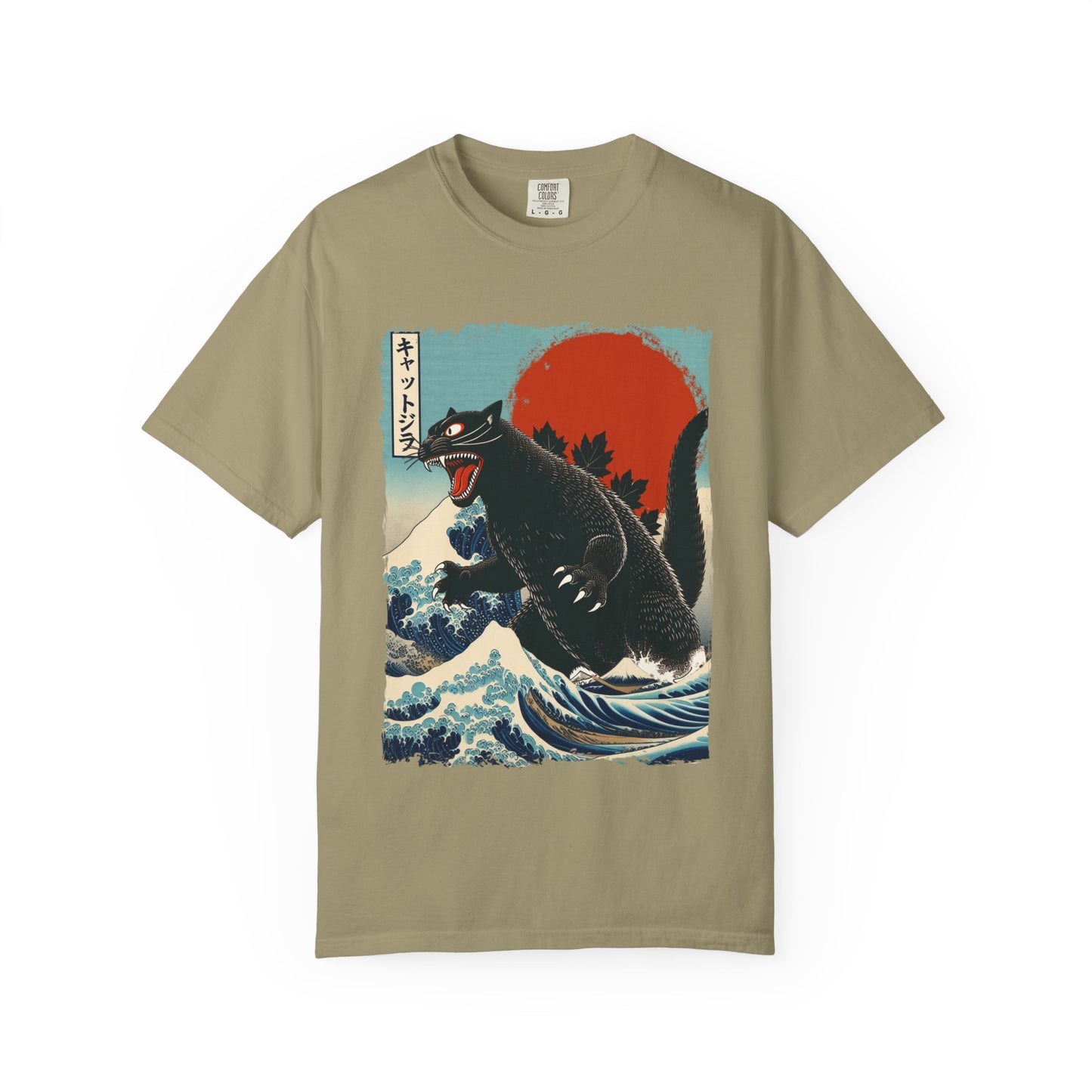 Catzilla Japanese Art T-Shirt