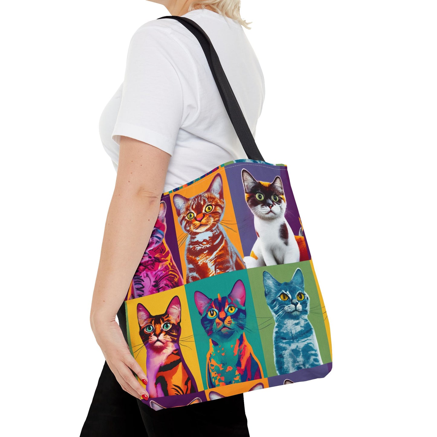 Catty Warhol Tote Bag