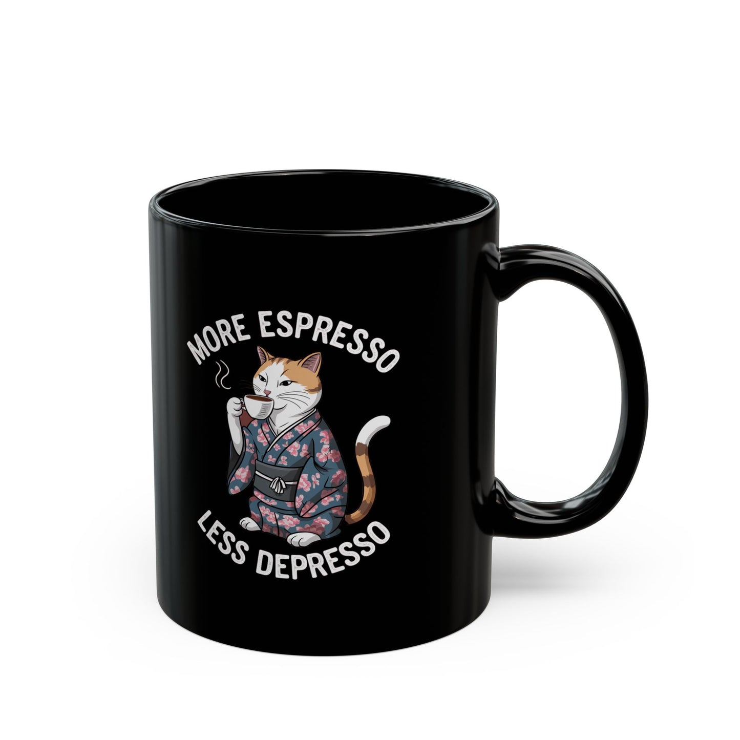 More Espresso Less Depresso Coffee Mug