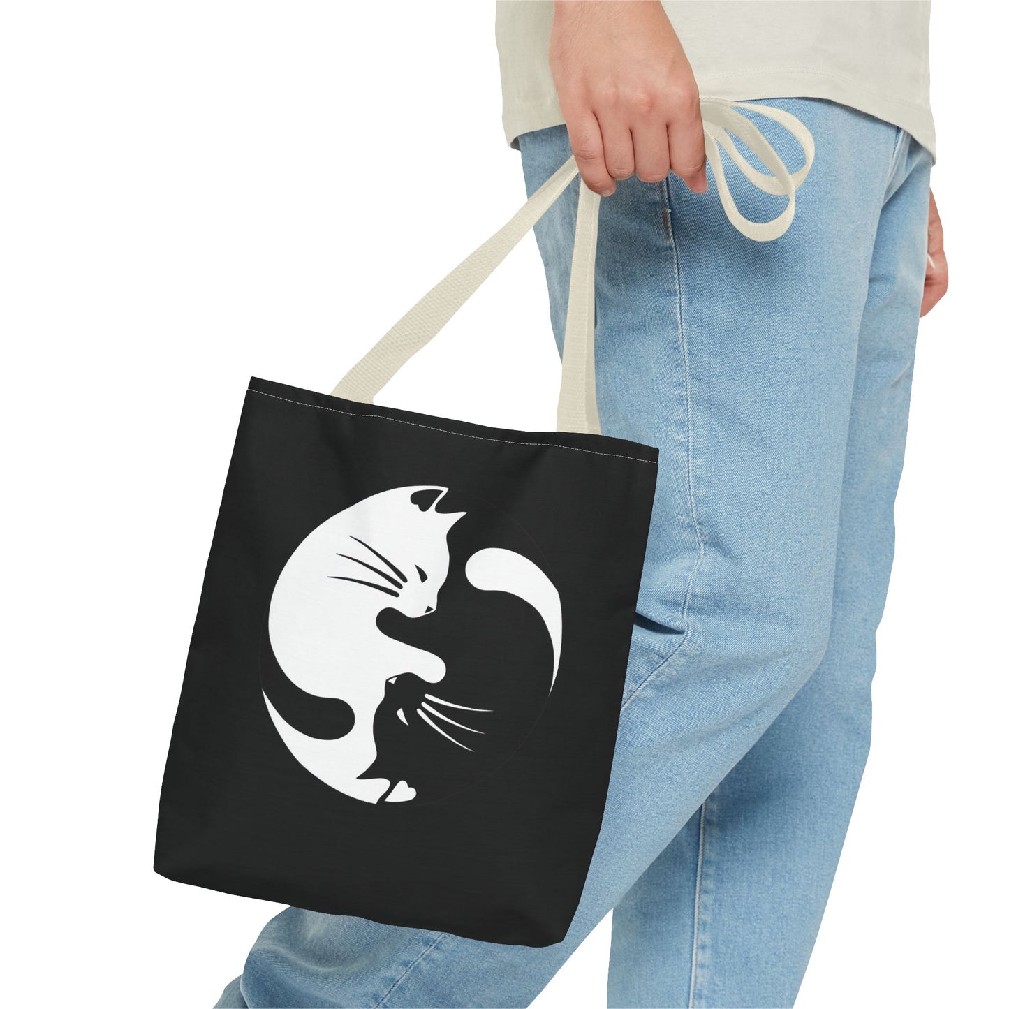 Yin Yang Kitties Tote Bag