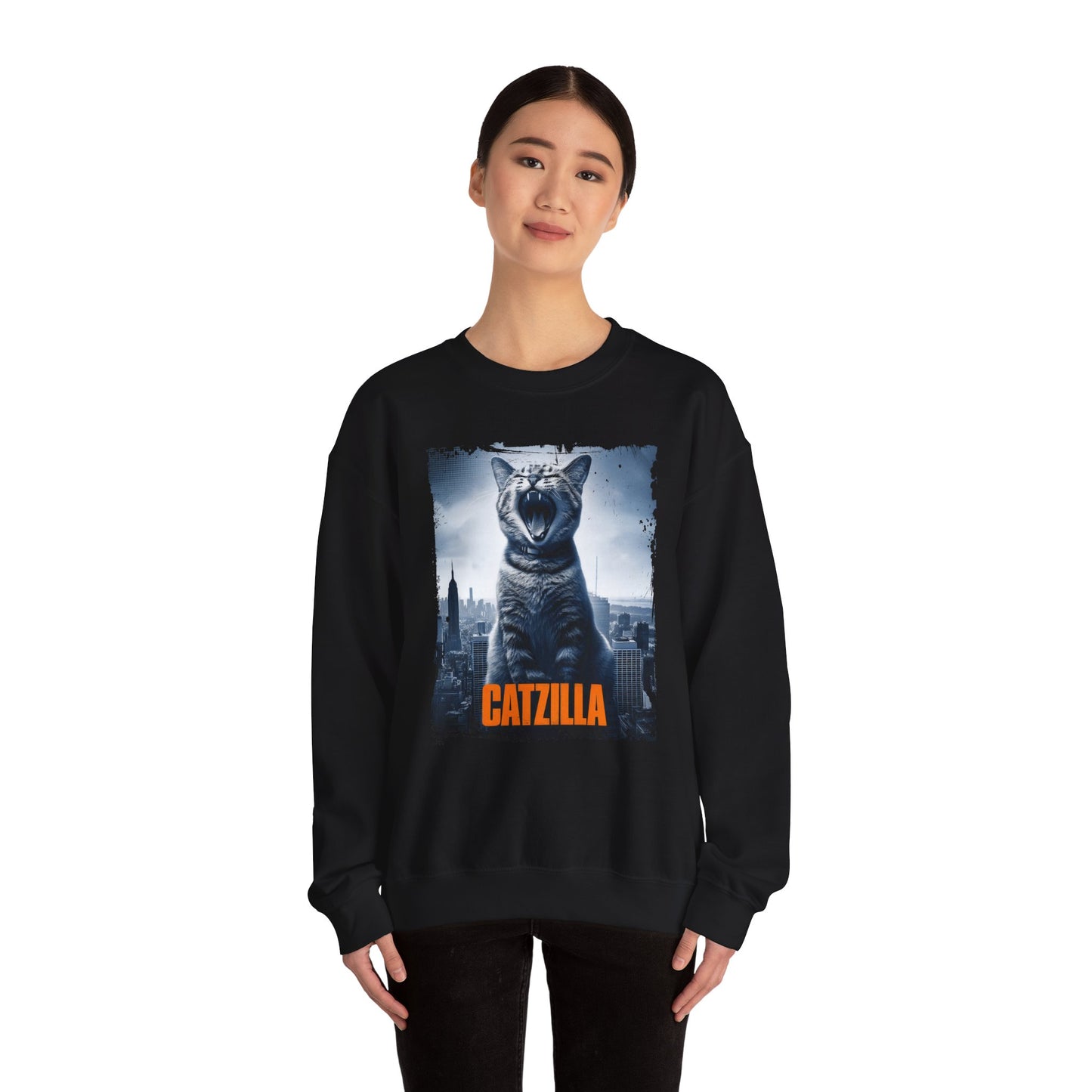 Catzilla Movie Crewneck Sweatshirt