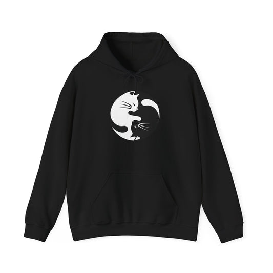Yin Yang Kitties Hoodie Sweatshirt