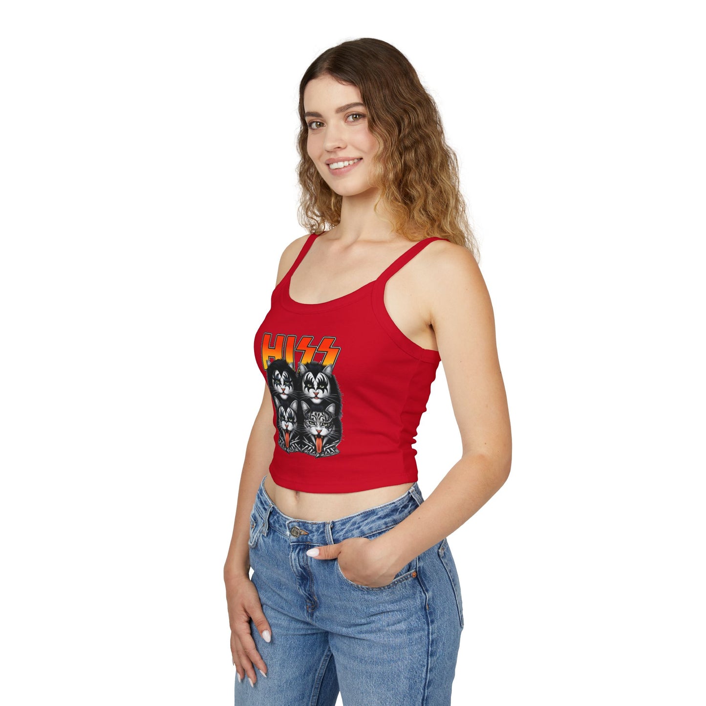 Hiss Band Women's Spaghetti Strap Tank Top