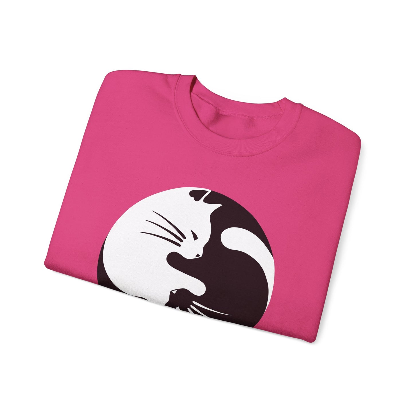 Yin Yang Kitties Crewneck Sweatshirt