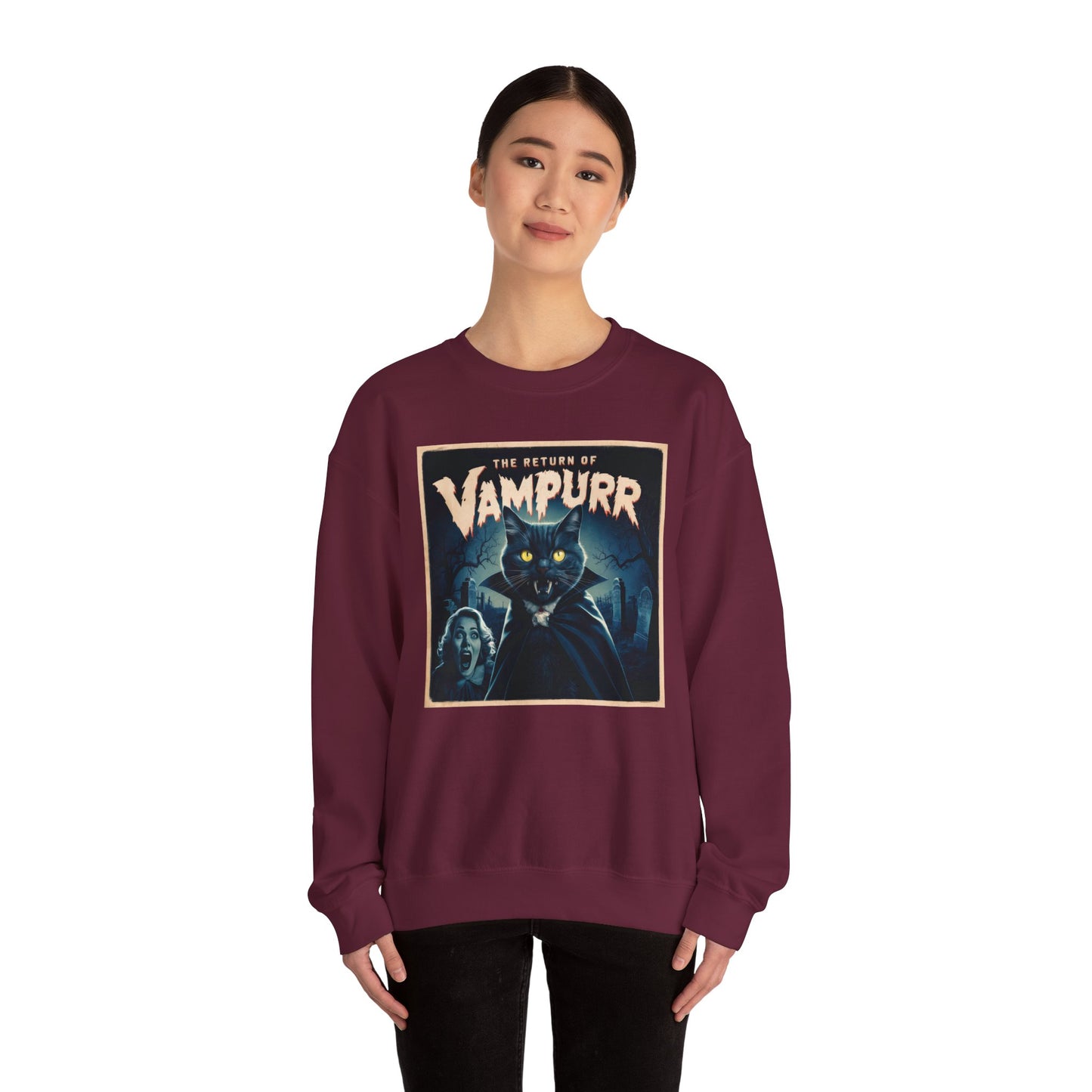 The Return Of Vampurr Movie Crewneck Sweatshirt