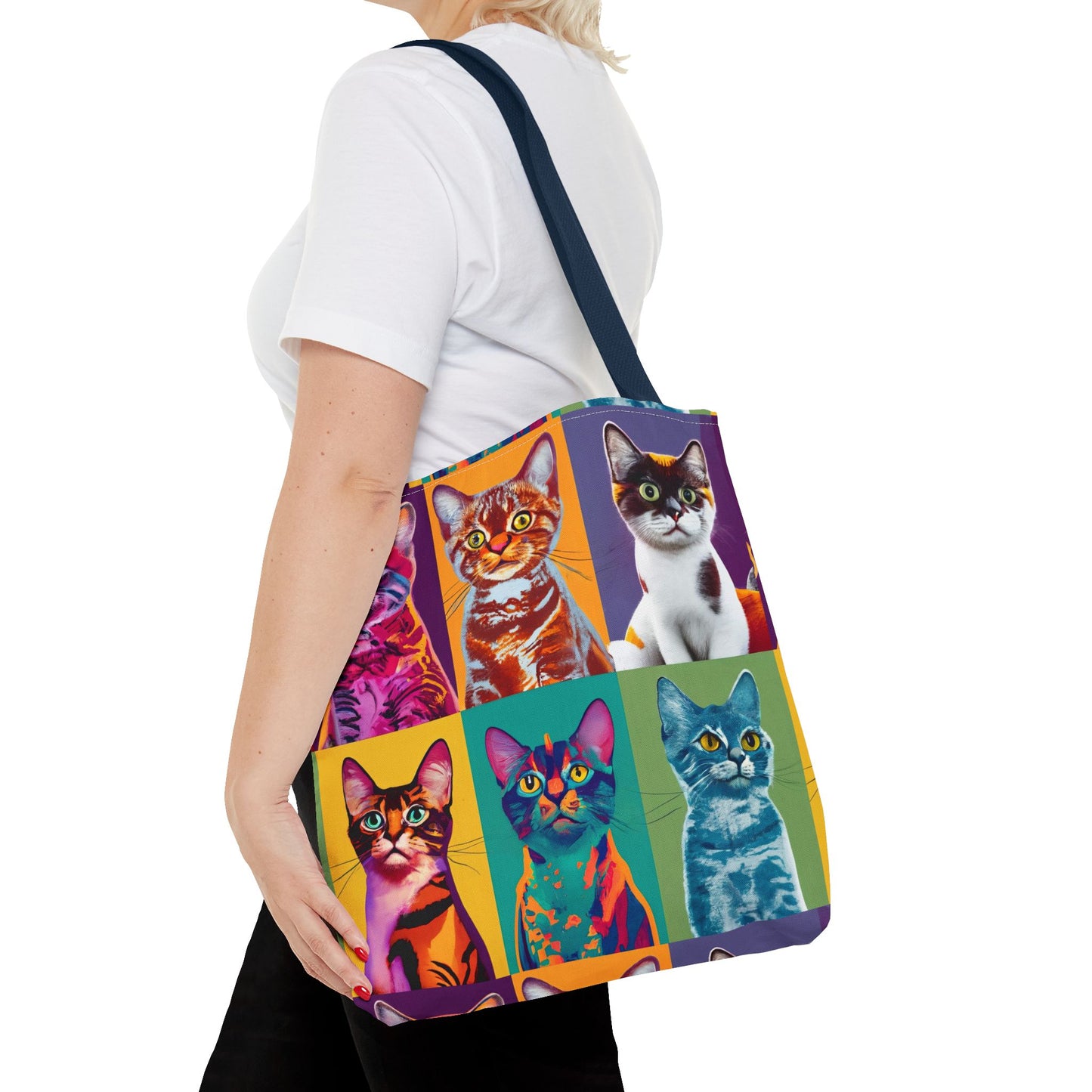 Catty Warhol Tote Bag
