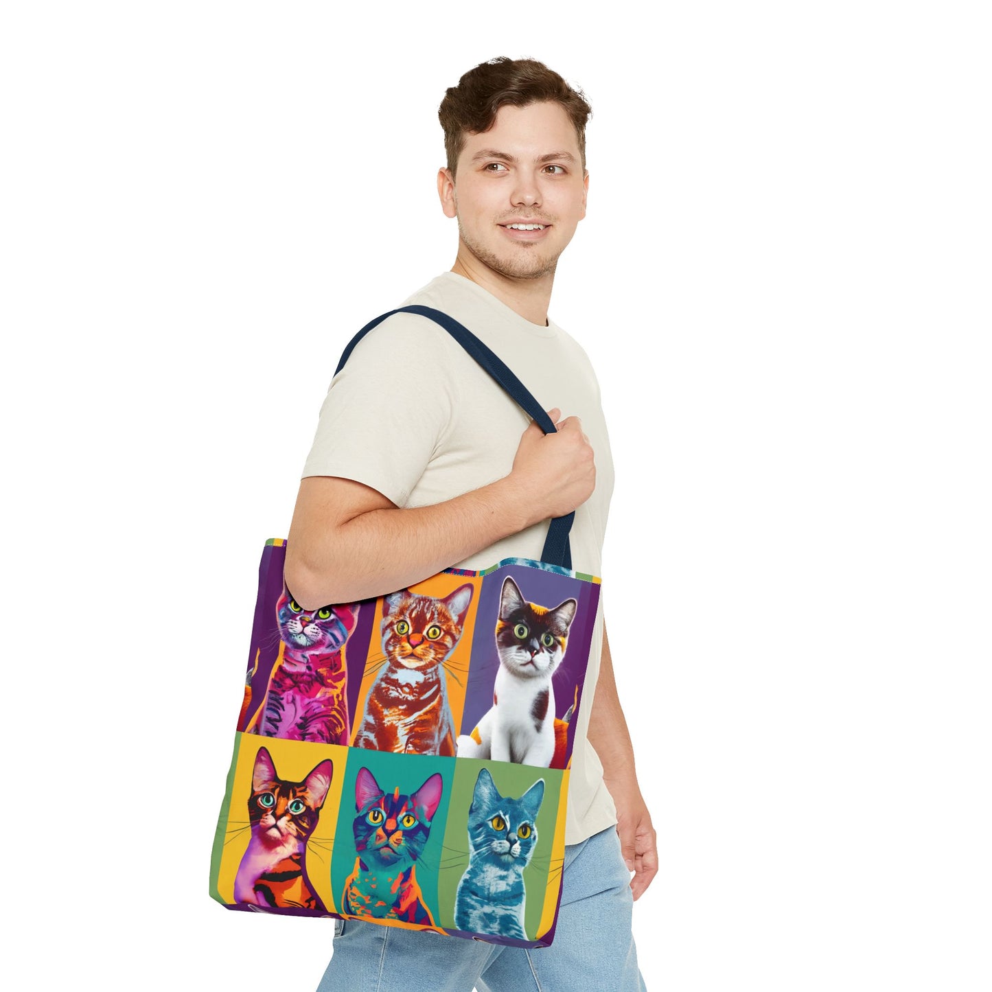 Catty Warhol Tote Bag