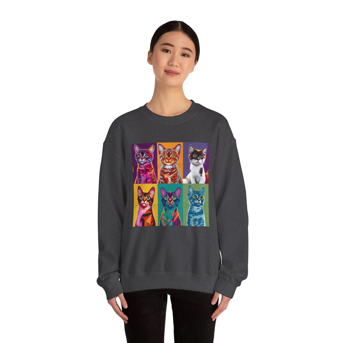 Catty Warhol Crewneck Sweatshirt