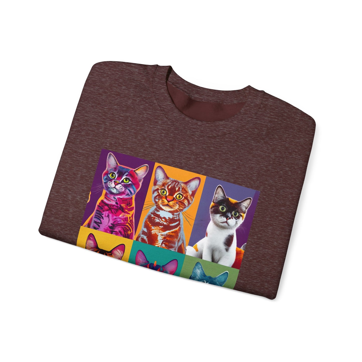 Catty Warhol Crewneck Sweatshirt