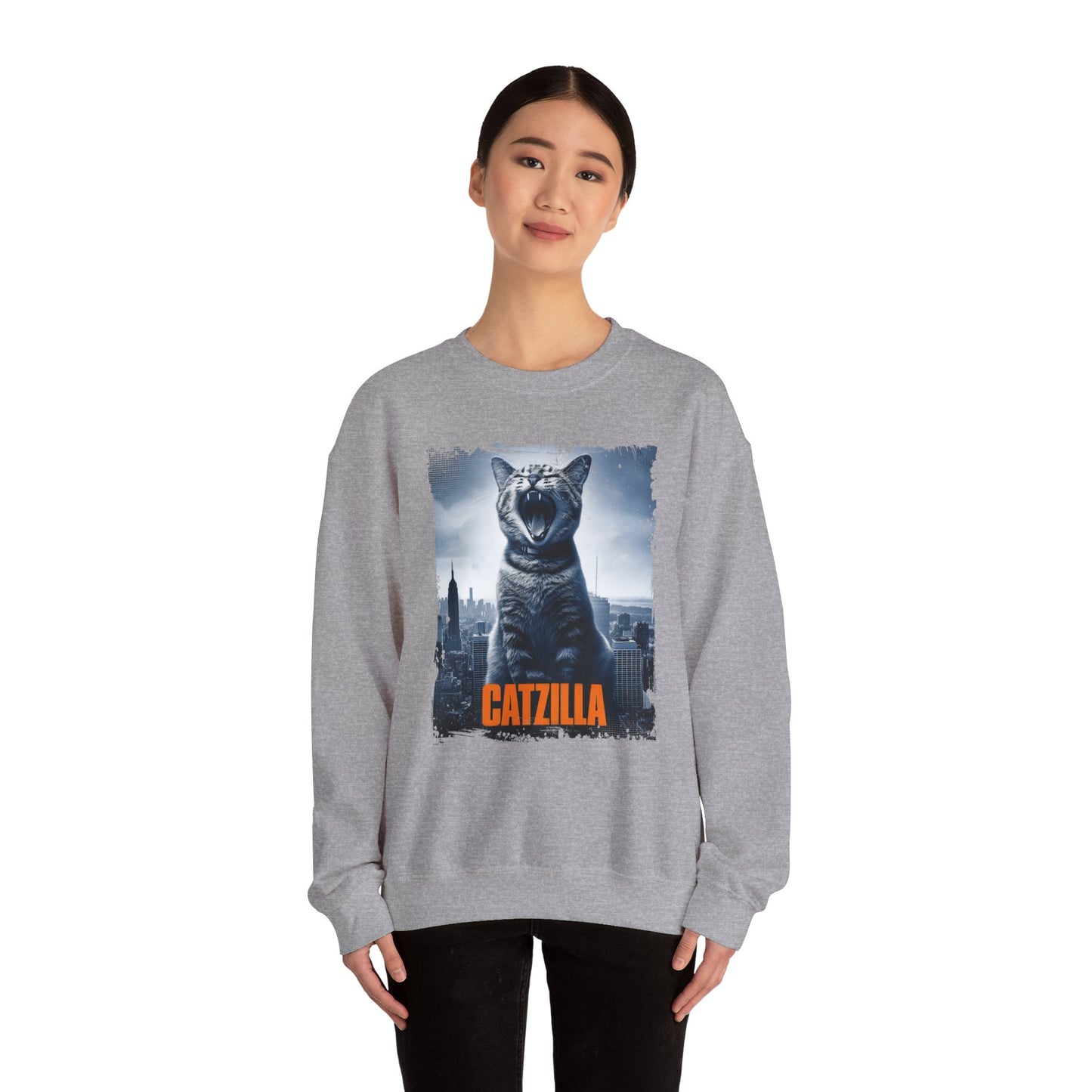 Catzilla Movie Crewneck Sweatshirt