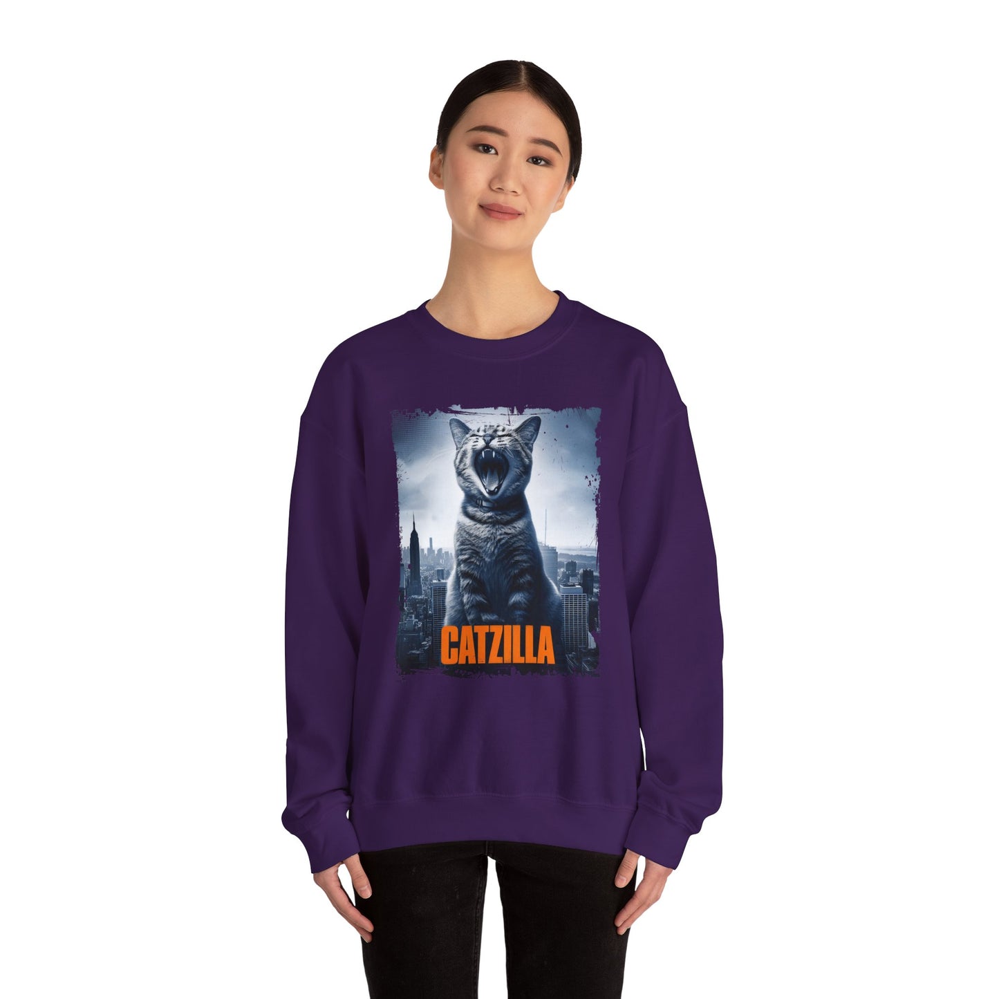 Catzilla Movie Crewneck Sweatshirt