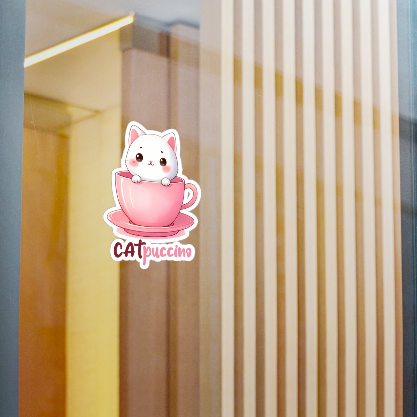 CATpuccino Vinyl Decal Sticker