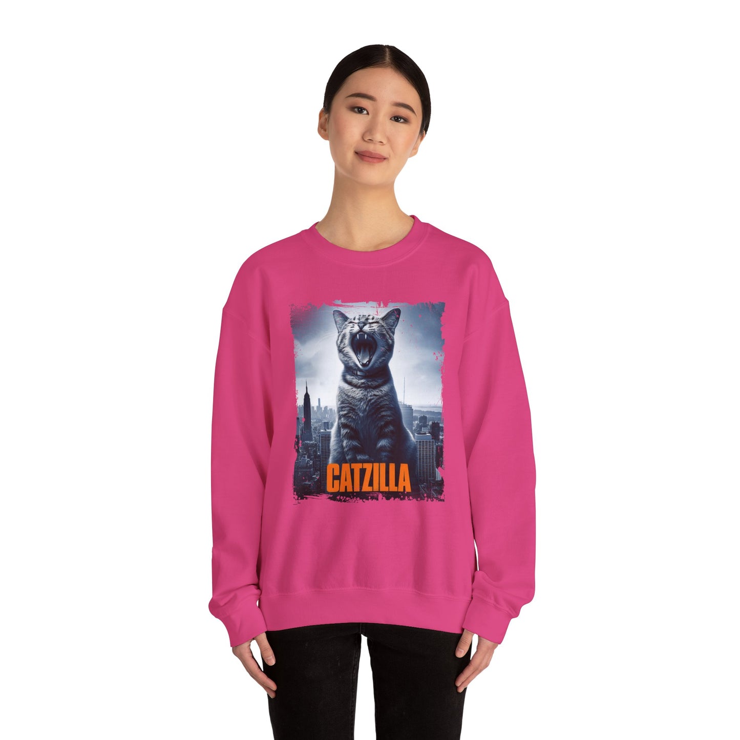 Catzilla Movie Crewneck Sweatshirt