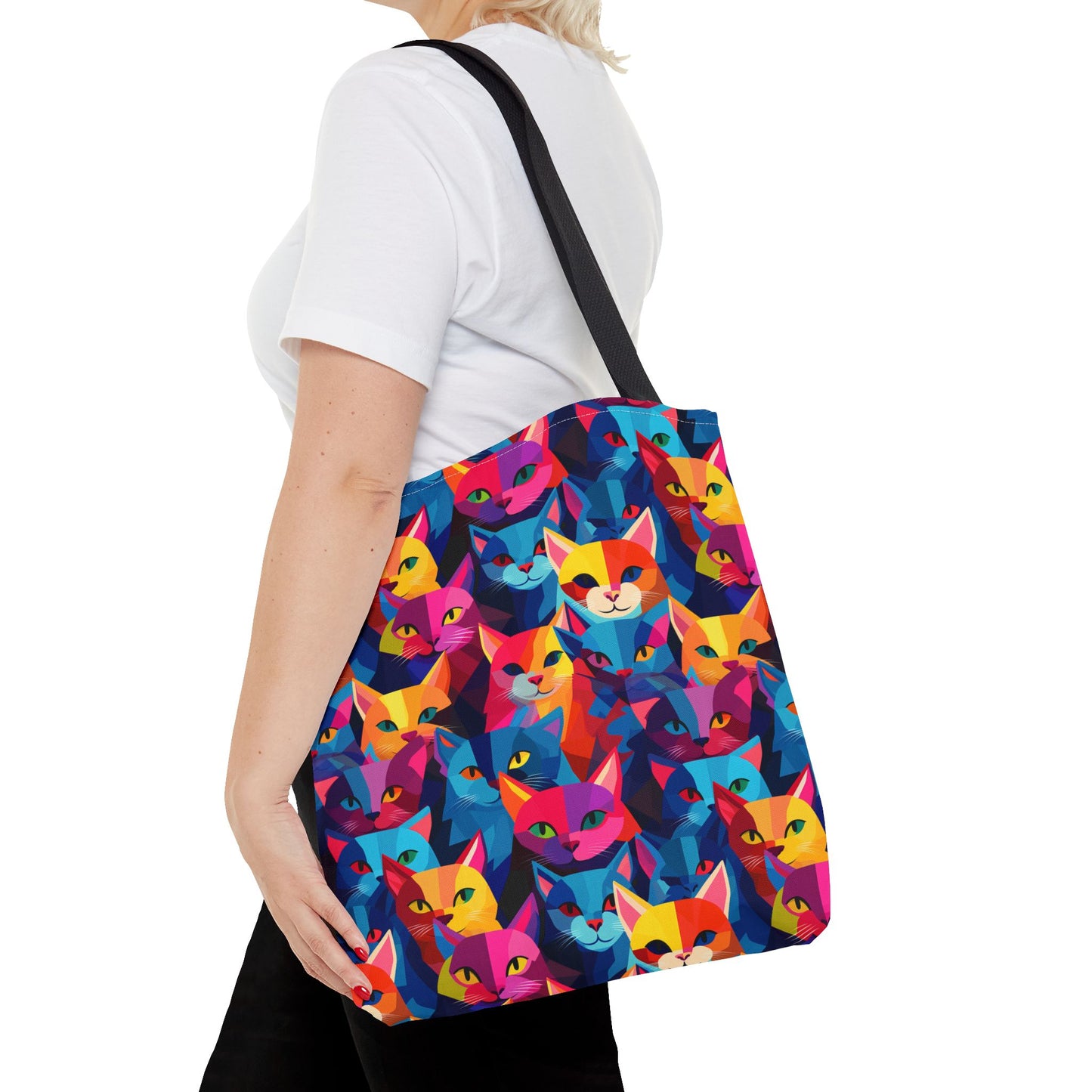 Prismatic Paws Tote Bag