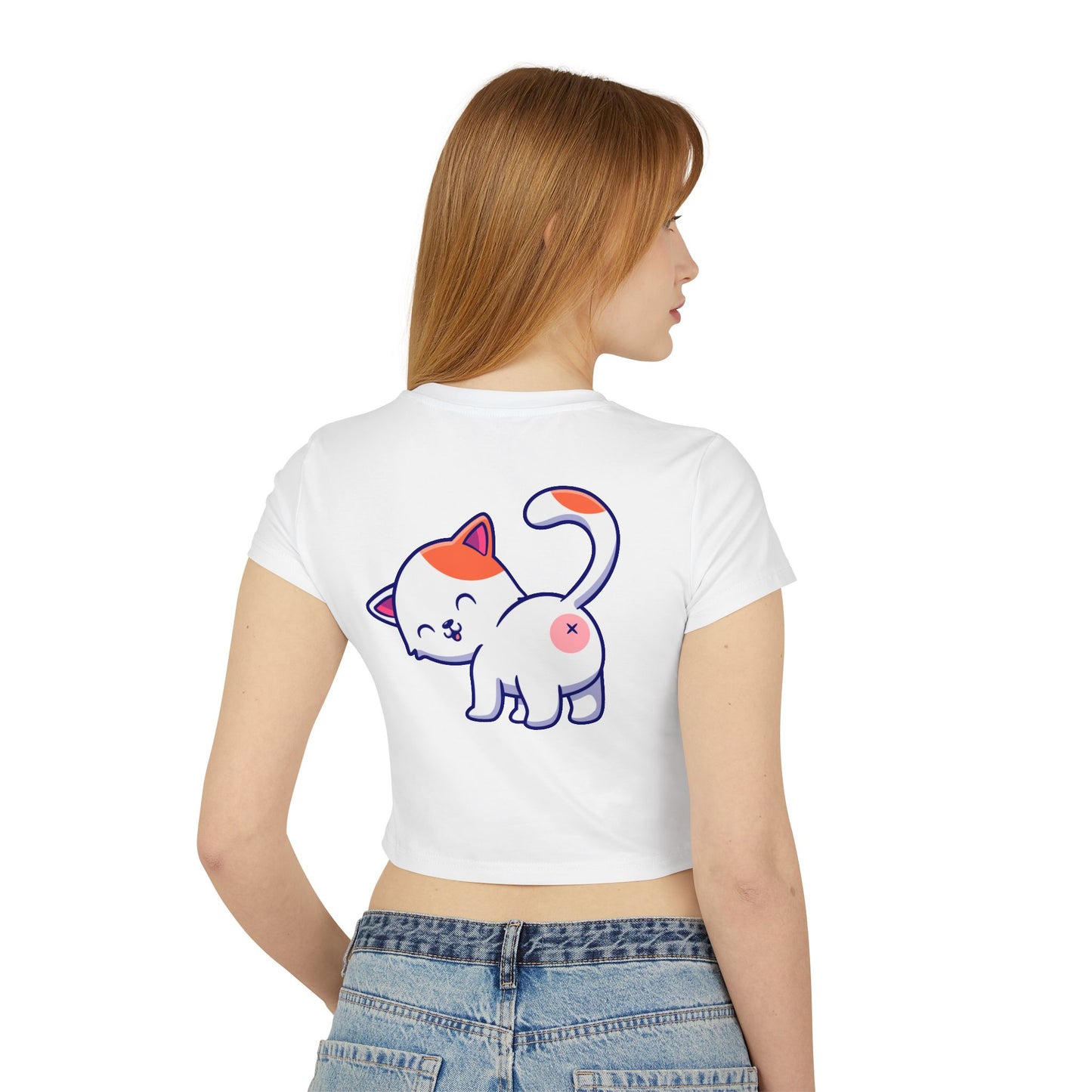 OnlyCats Cat Butt Women's Baby Tee