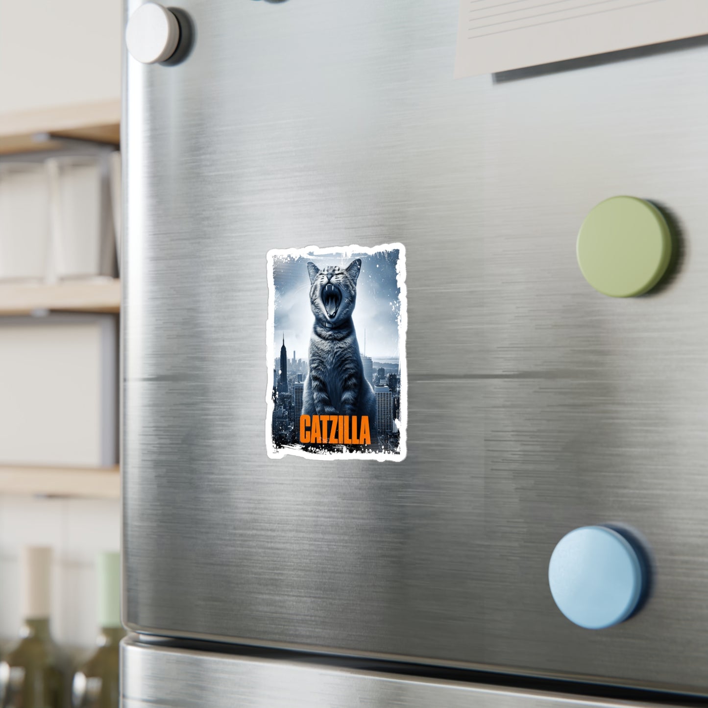 Catzilla Movie Vinyl Decal
