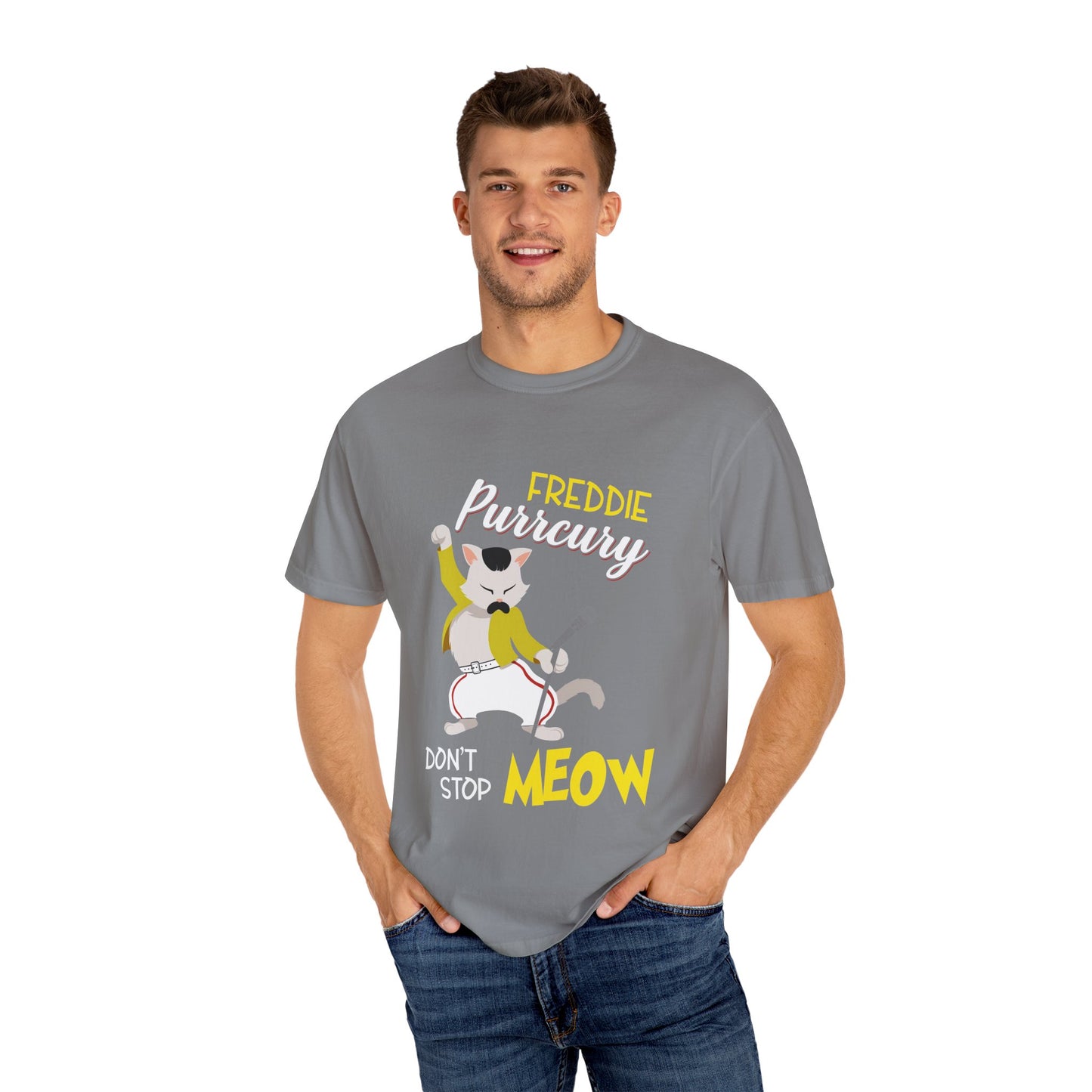 Freddie Purrcury Don’t Stop Meow T-Shirt