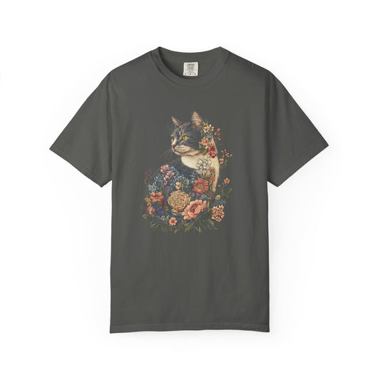 Vintage Floral Kitty T-Shirt