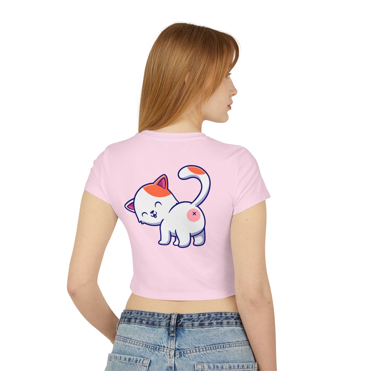 OnlyCats Cat Butt Women's Baby Tee