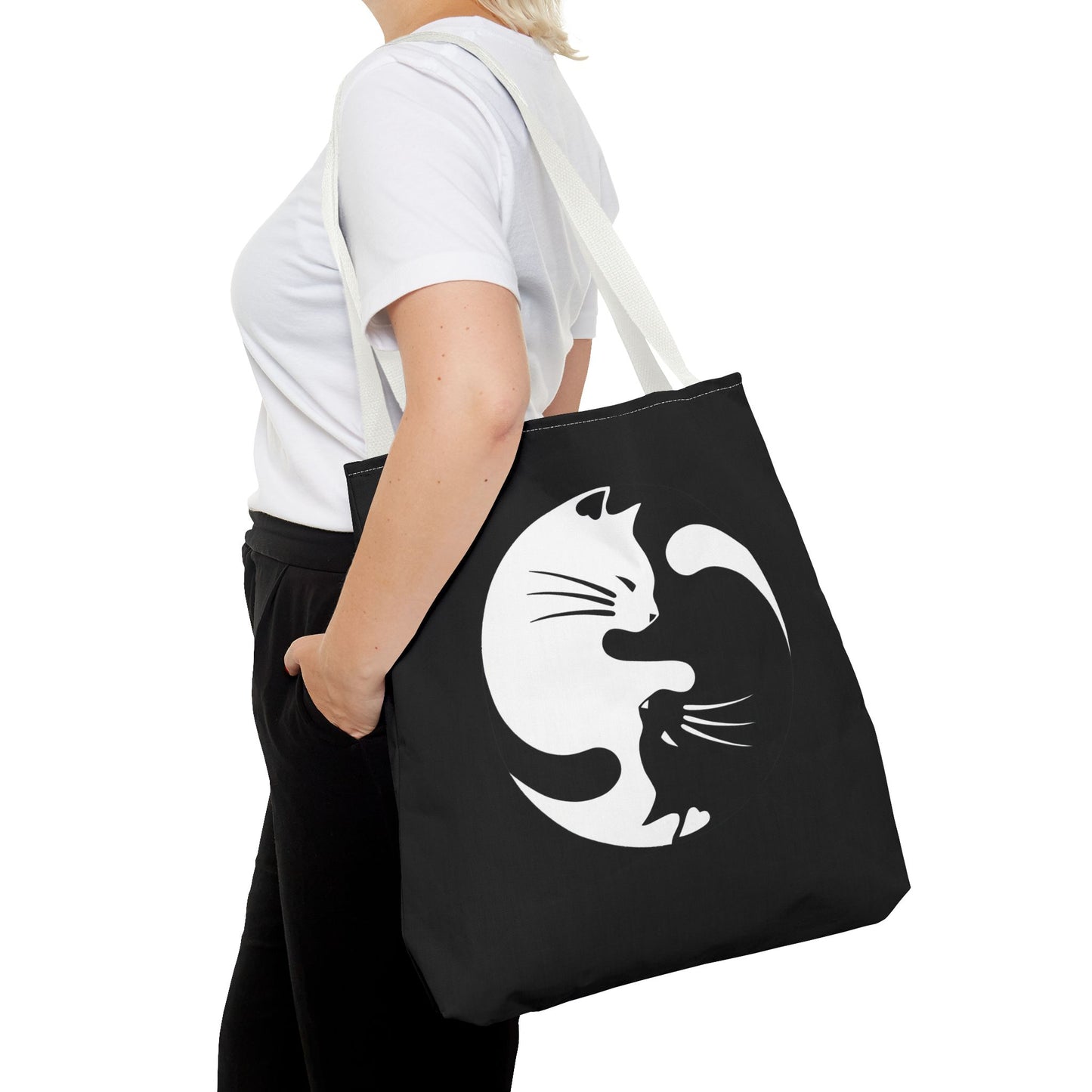 Yin Yang Kitties Tote Bag