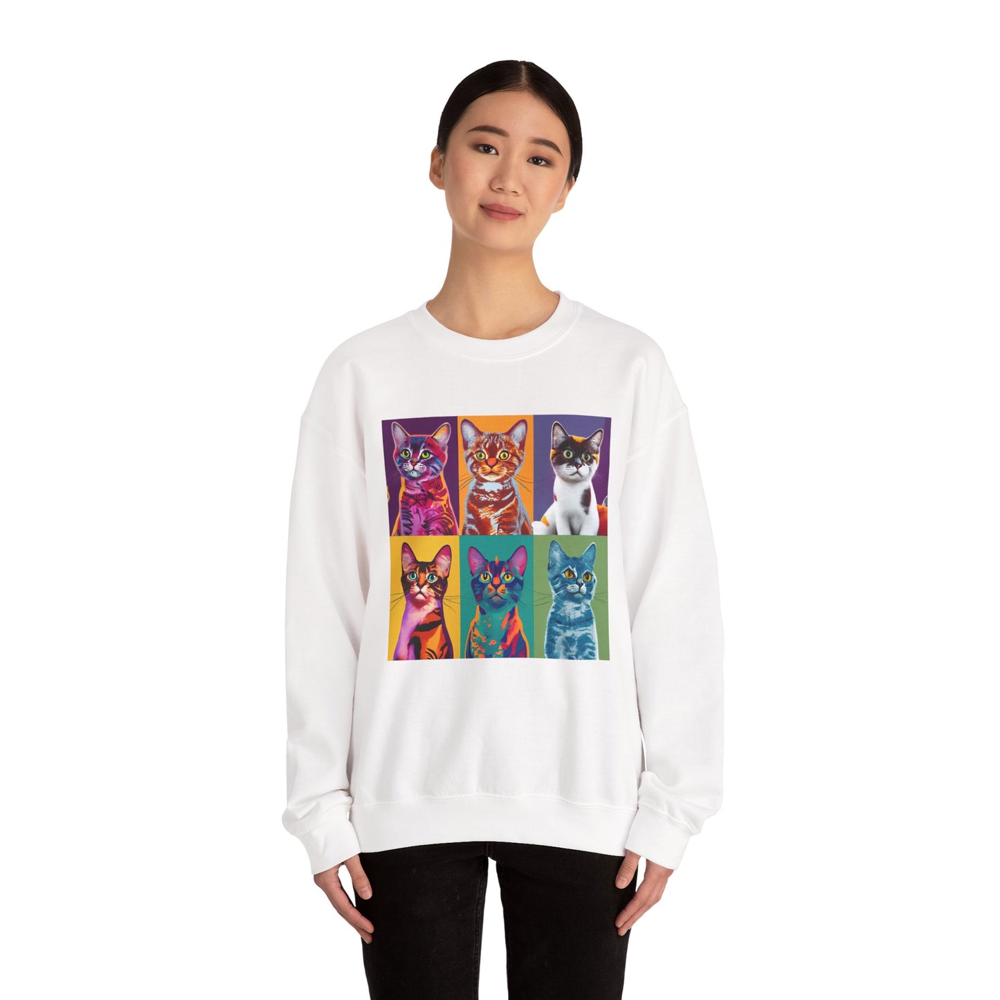 Catty Warhol Crewneck Sweatshirt