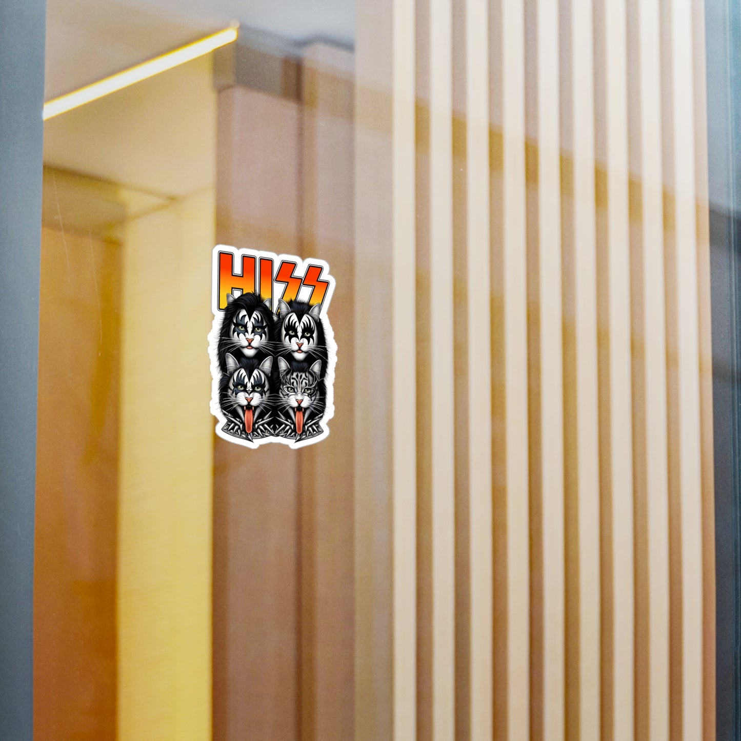 Hiss Band Vinyl Decal