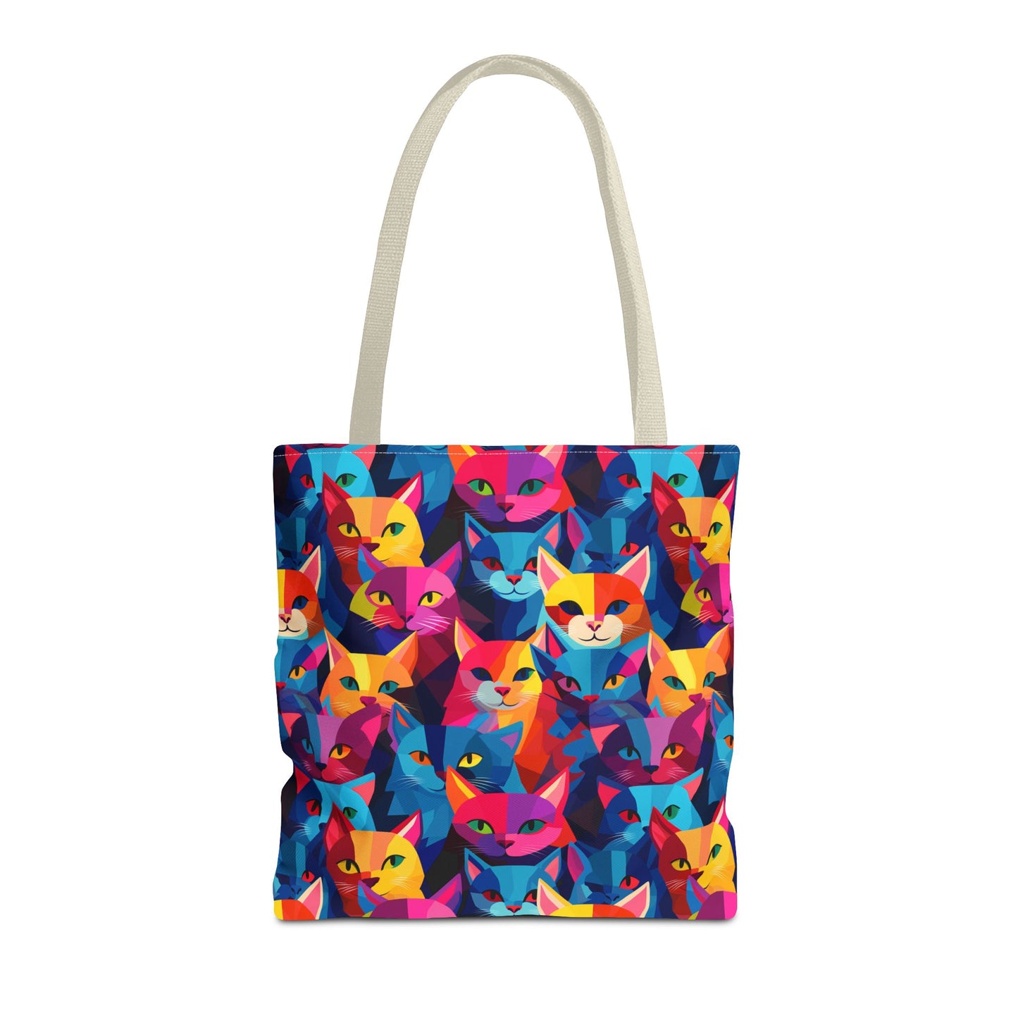 Prismatic Paws Tote Bag