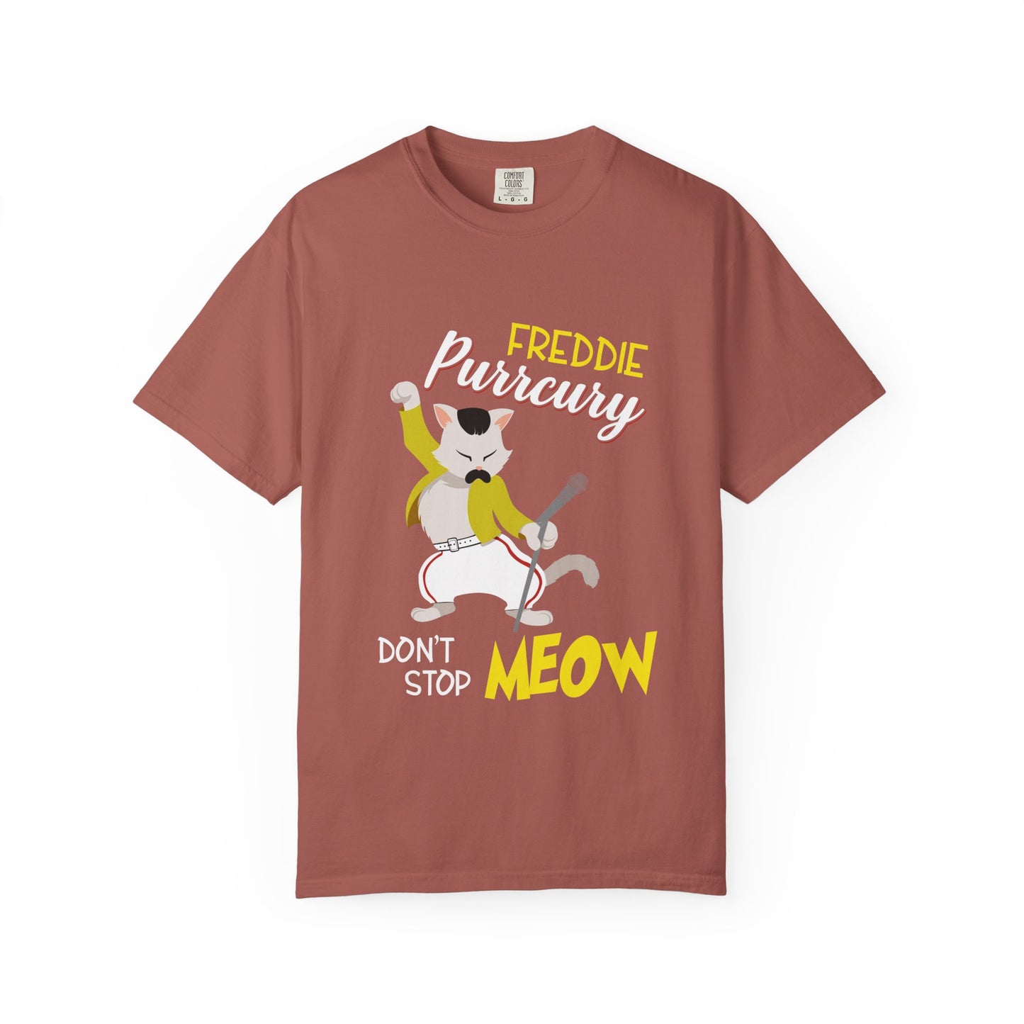 Freddie Purrcury Don’t Stop Meow T-Shirt