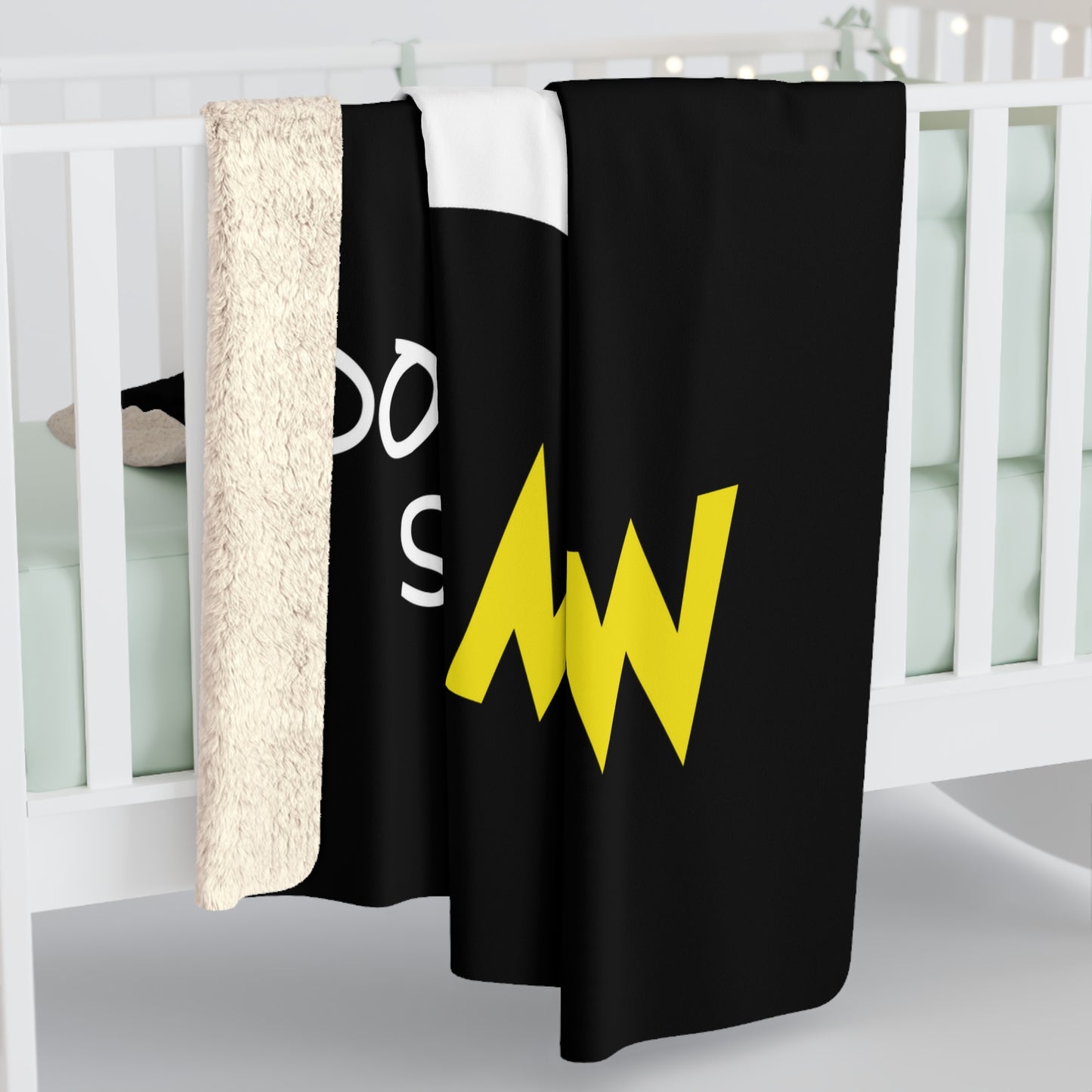 Freddie Purrcury Don't Stop Meow Sherpa Fleece Blanket