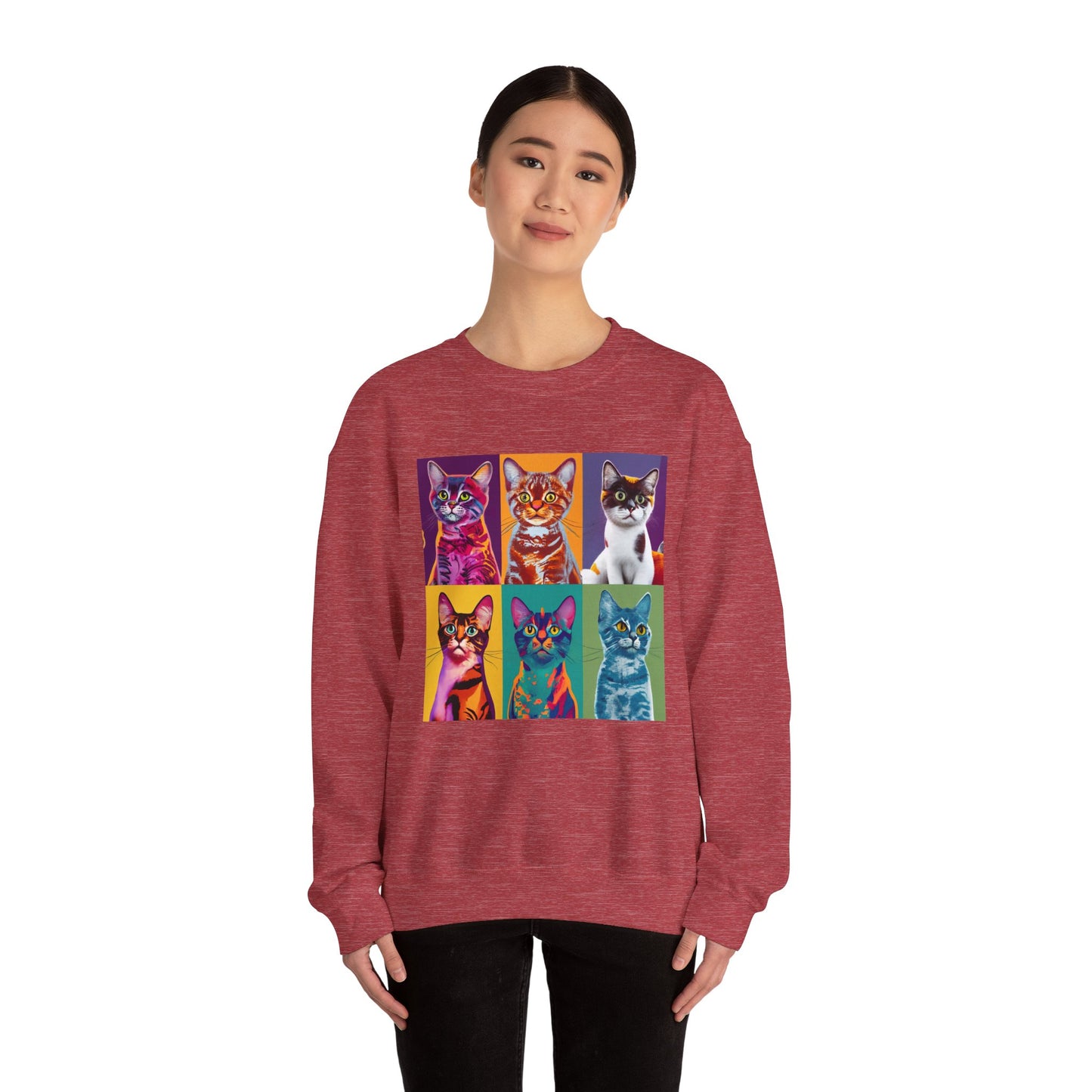 Catty Warhol Crewneck Sweatshirt