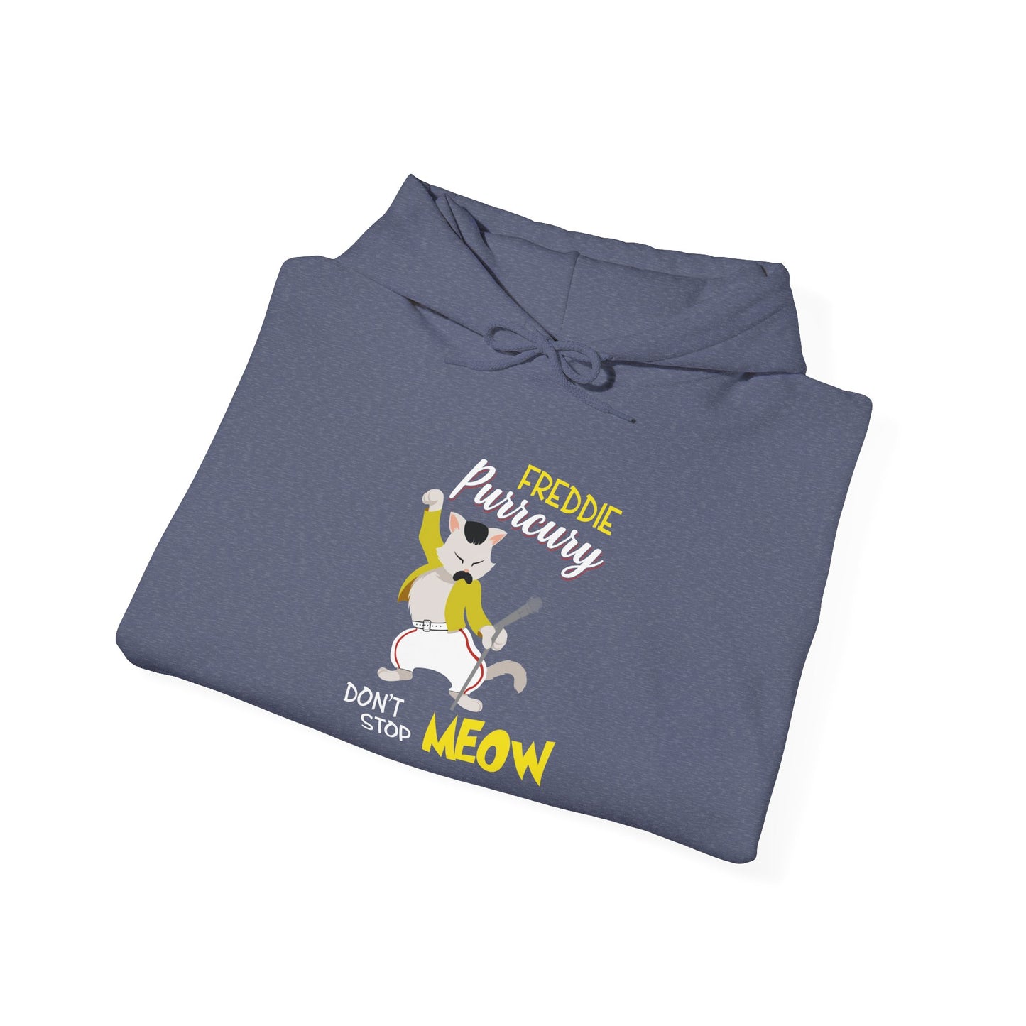 Freddie Purrcury Don’t Stop Meow Hooded Sweatshirt
