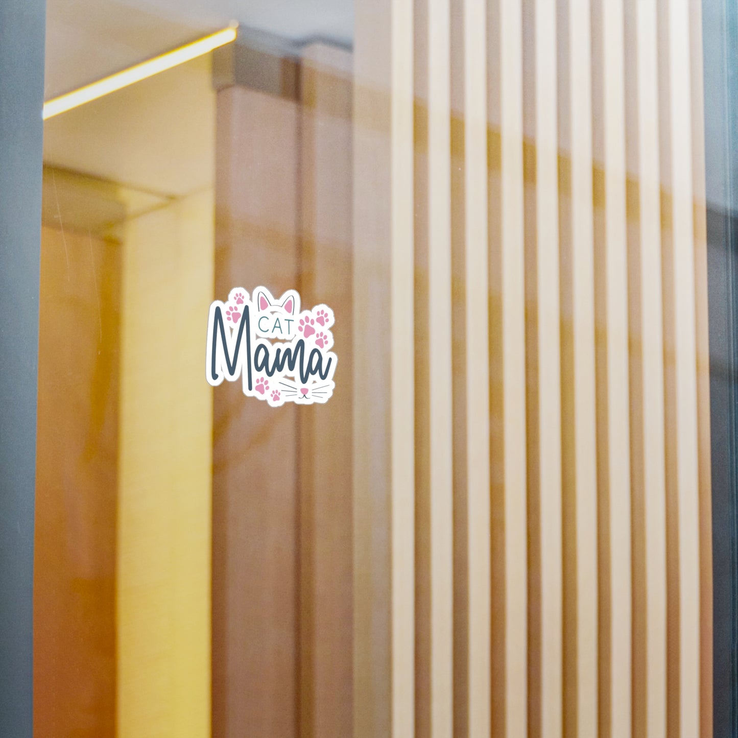 Cat Mama Vinyl Decal Sticker