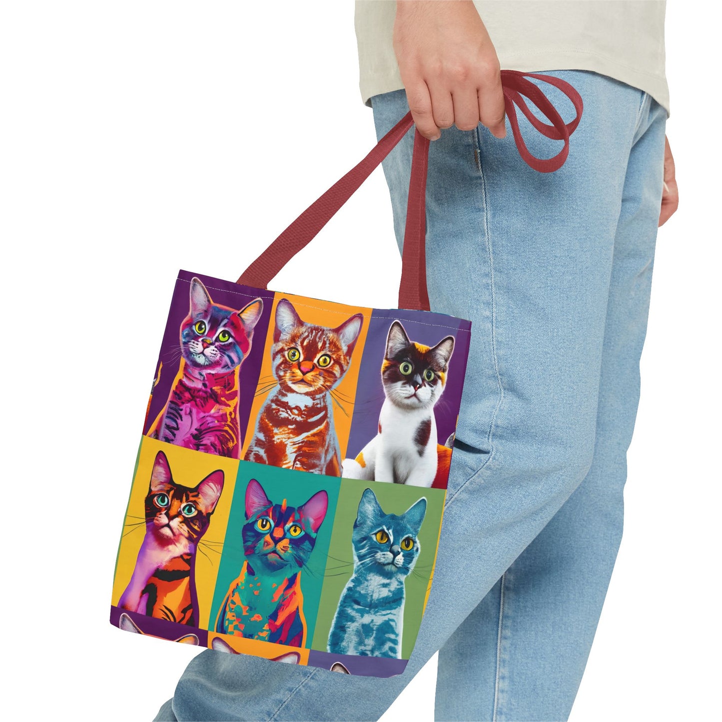 Catty Warhol Tote Bag