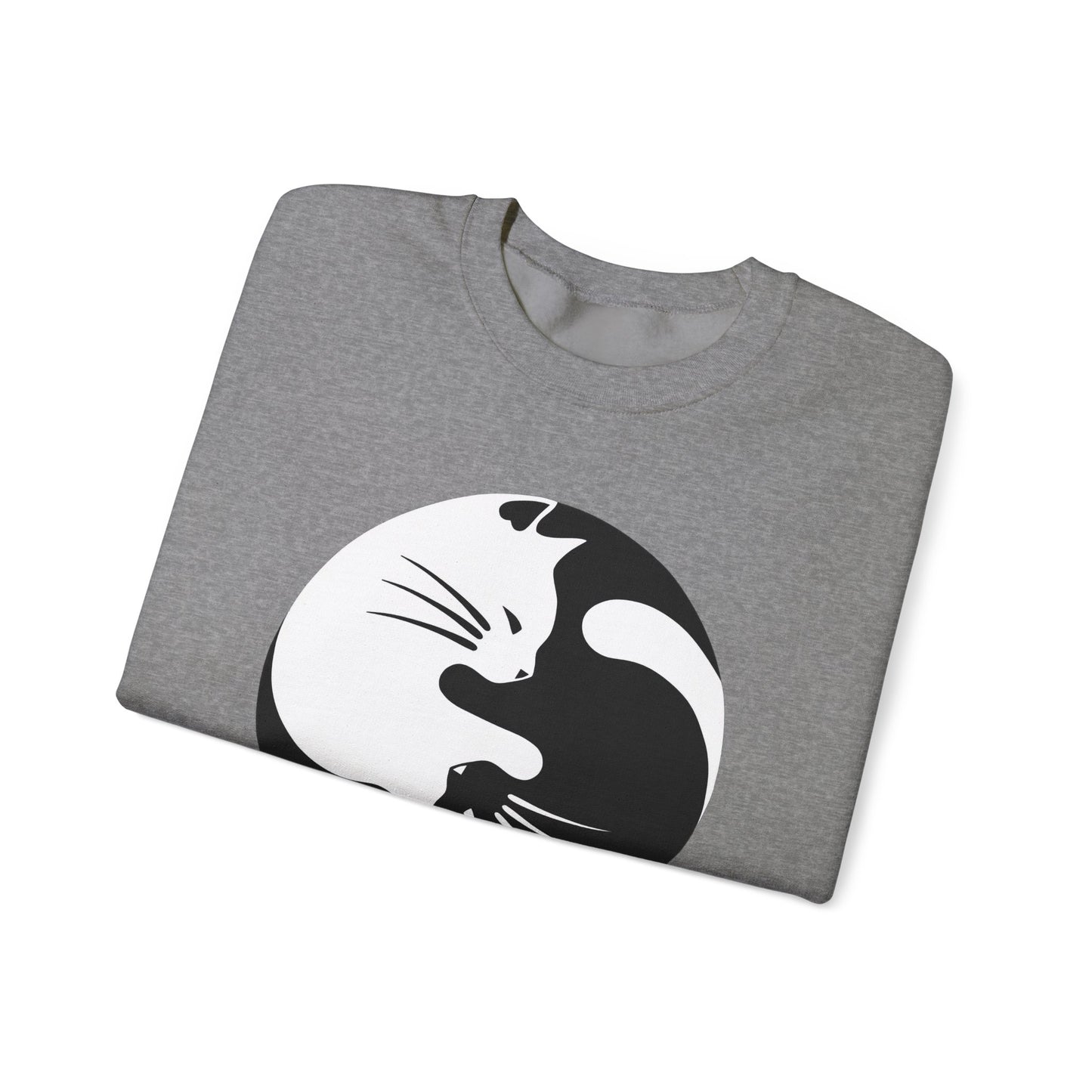 Yin Yang Kitties Crewneck Sweatshirt
