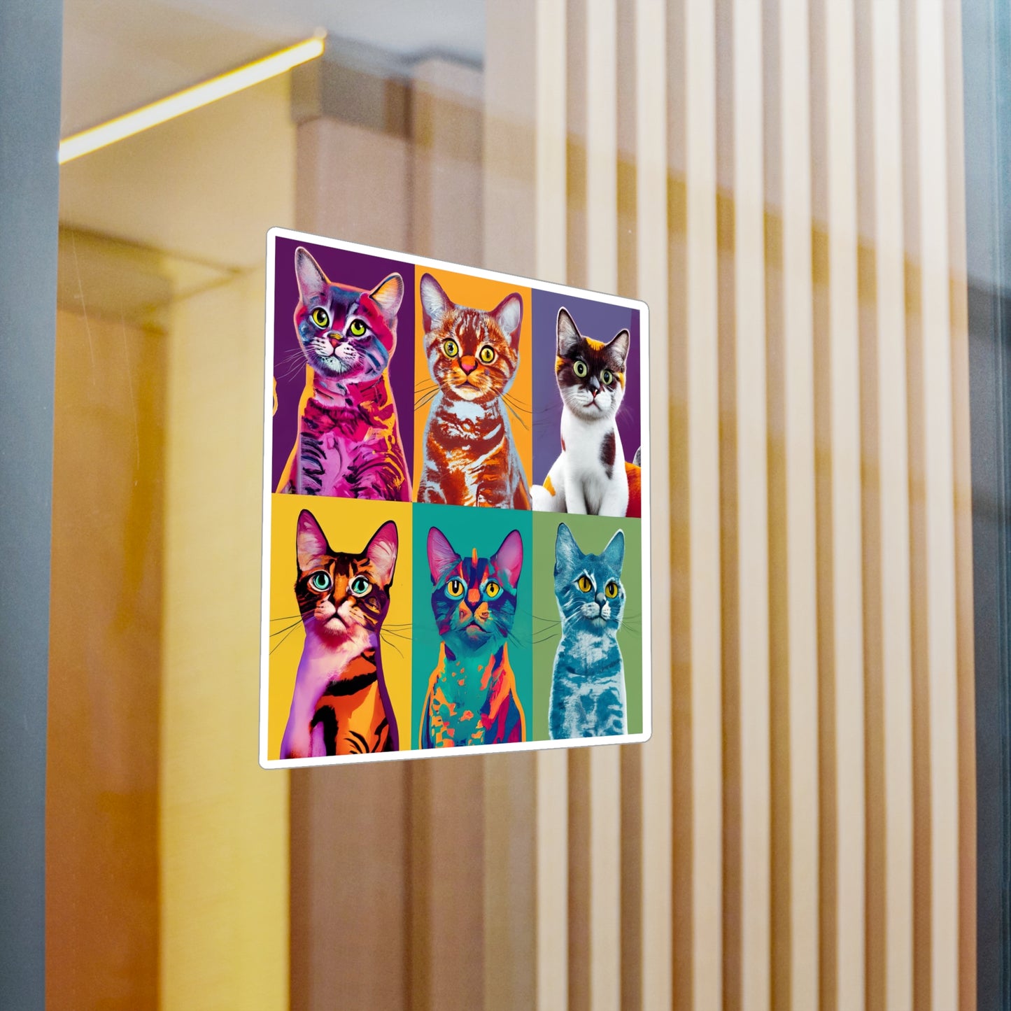 Catty Warhol Vinyl Decal