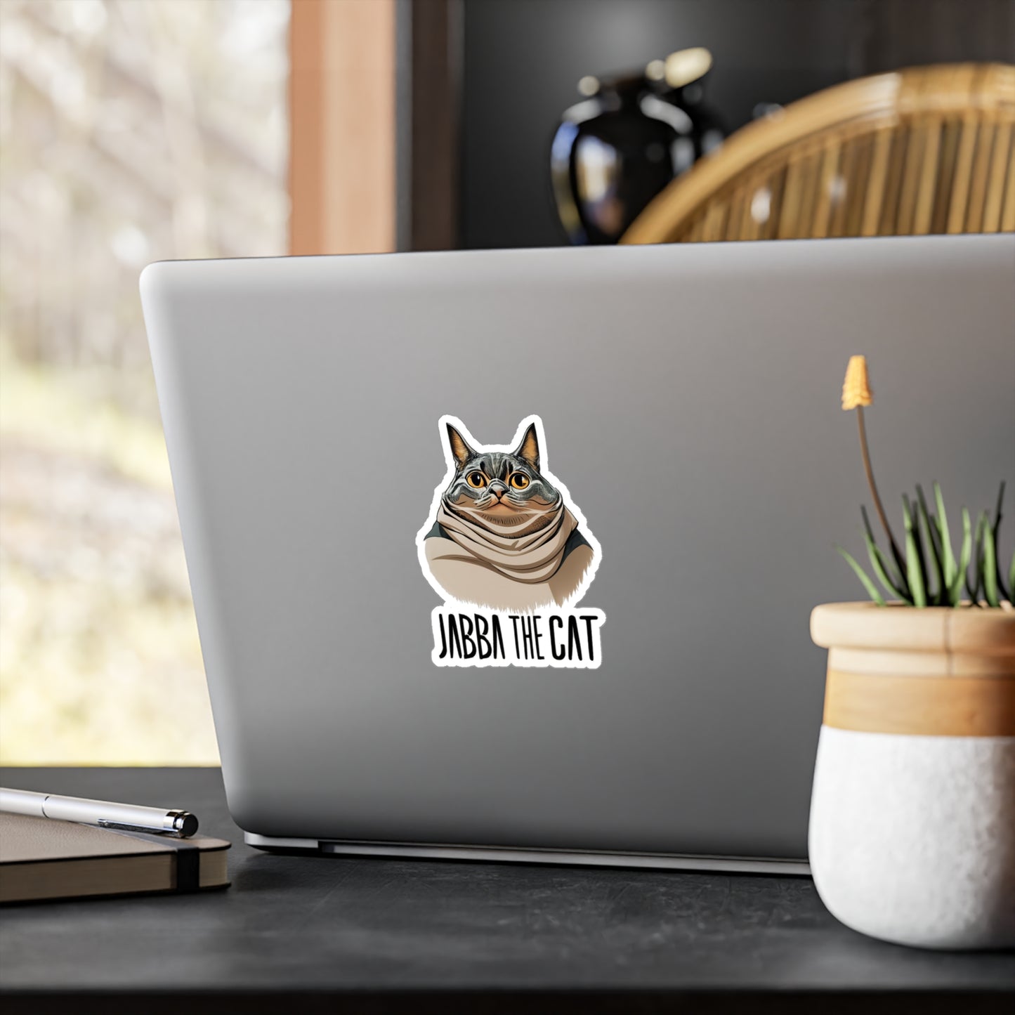 Jabba The Cat Vinyl Decal