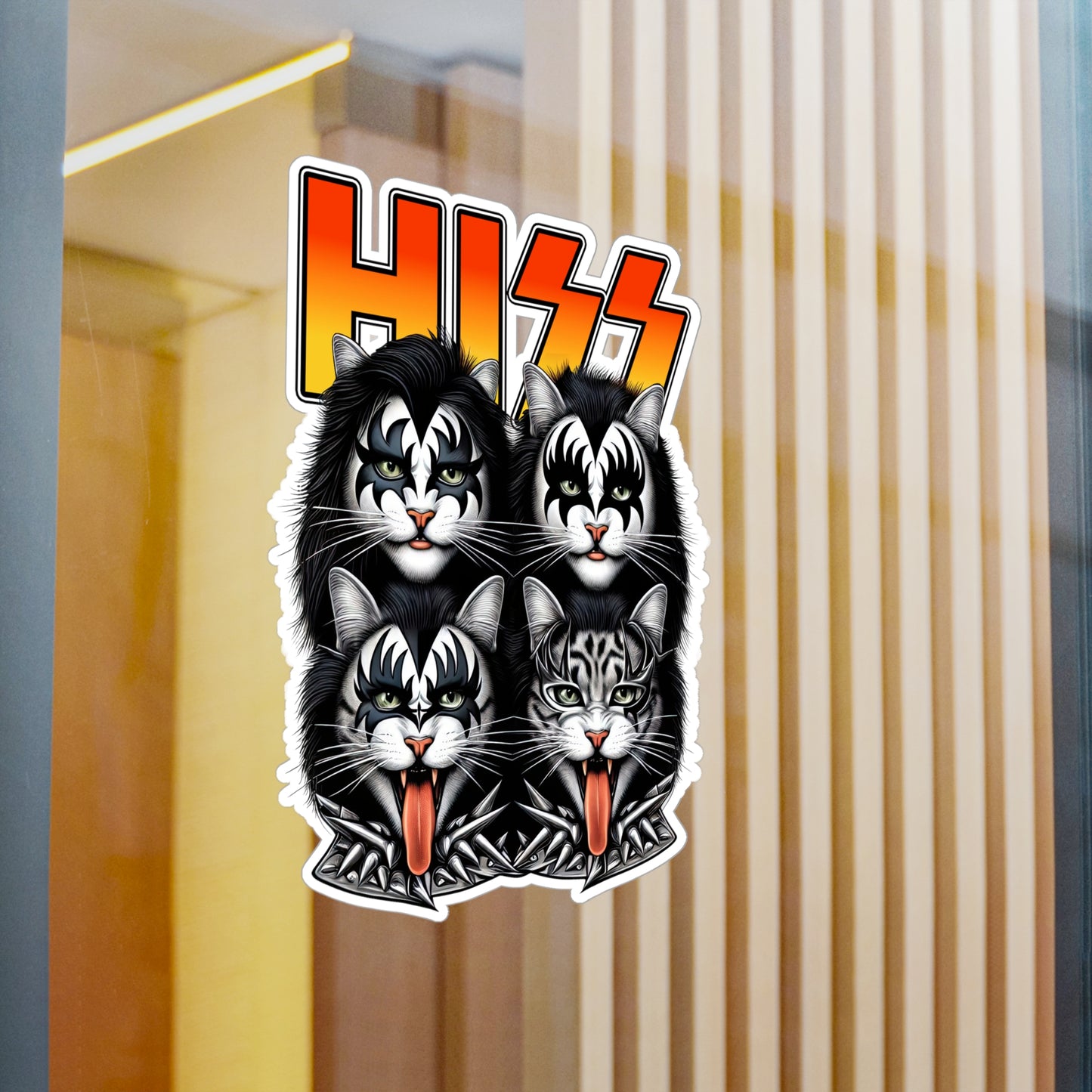 Hiss Band Vinyl Decal