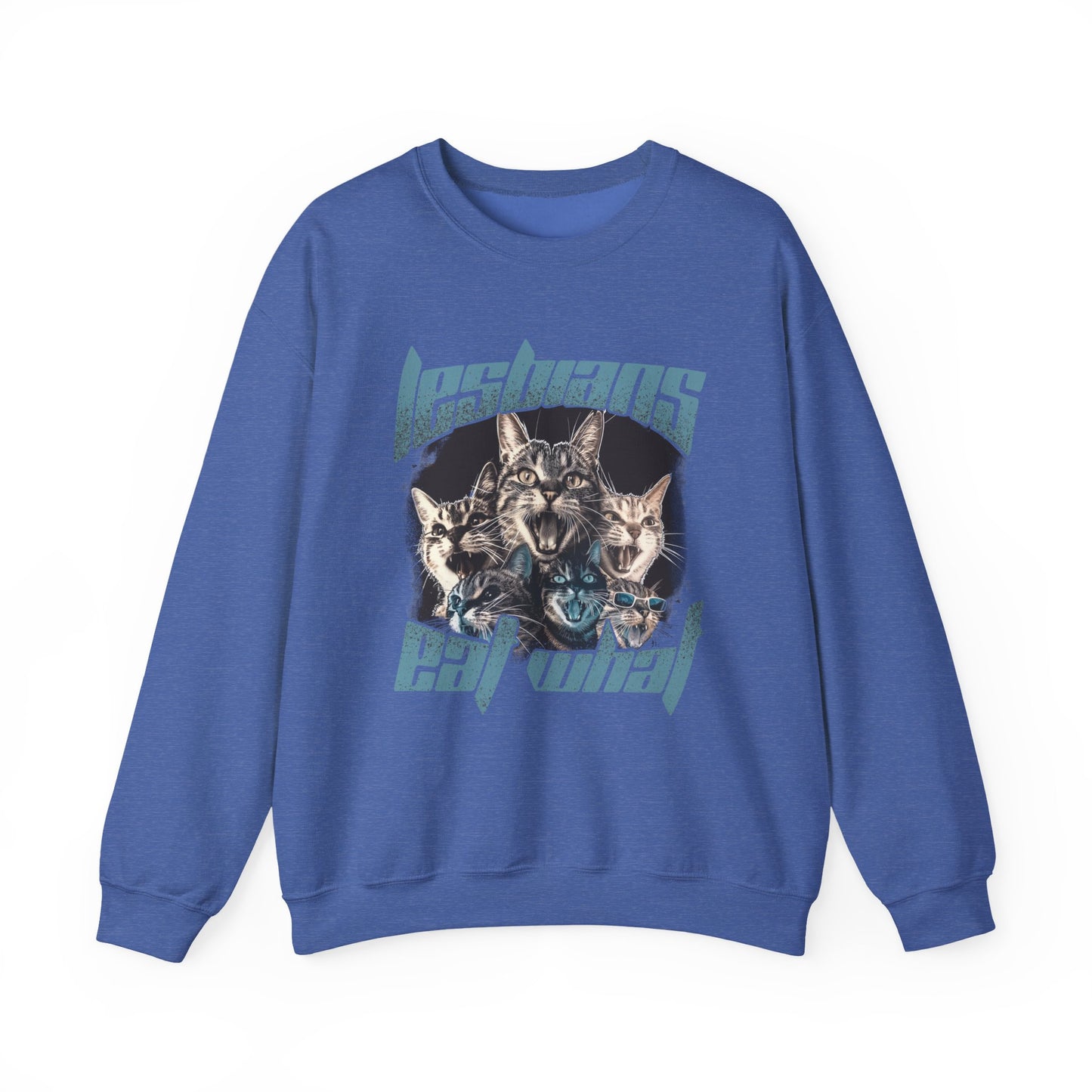 Lesbians Eat What?? Crewneck Sweatshirt