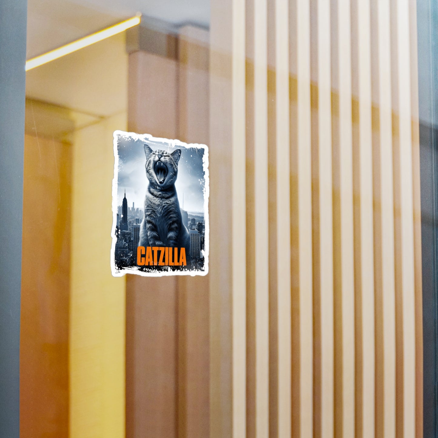 Catzilla Movie Vinyl Decal