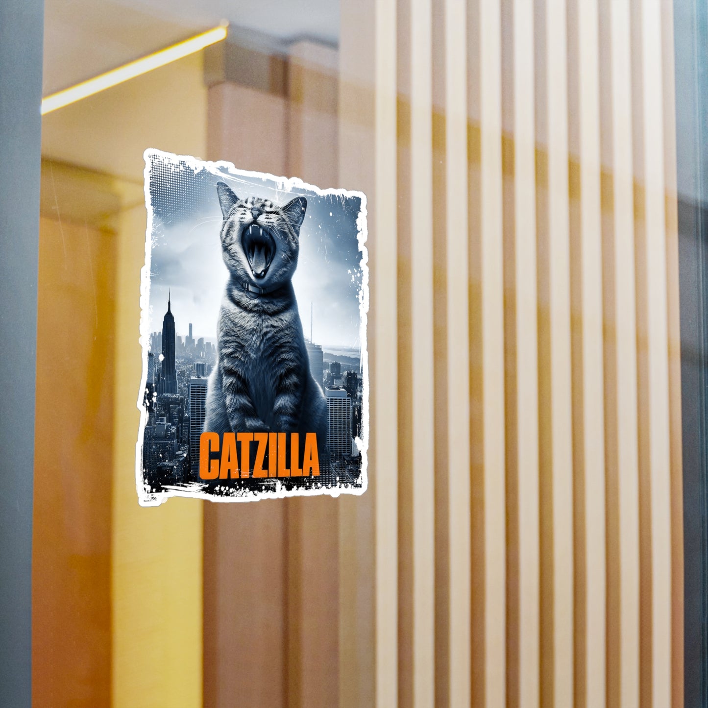Catzilla Movie Vinyl Decal