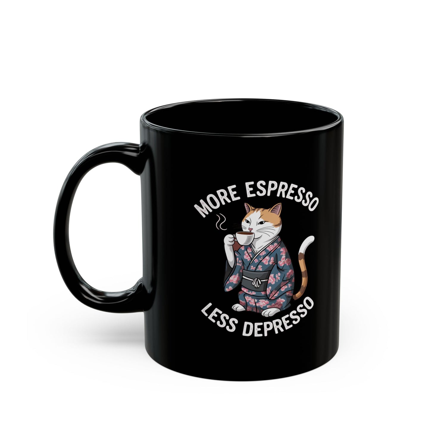 More Espresso Less Depresso Coffee Mug