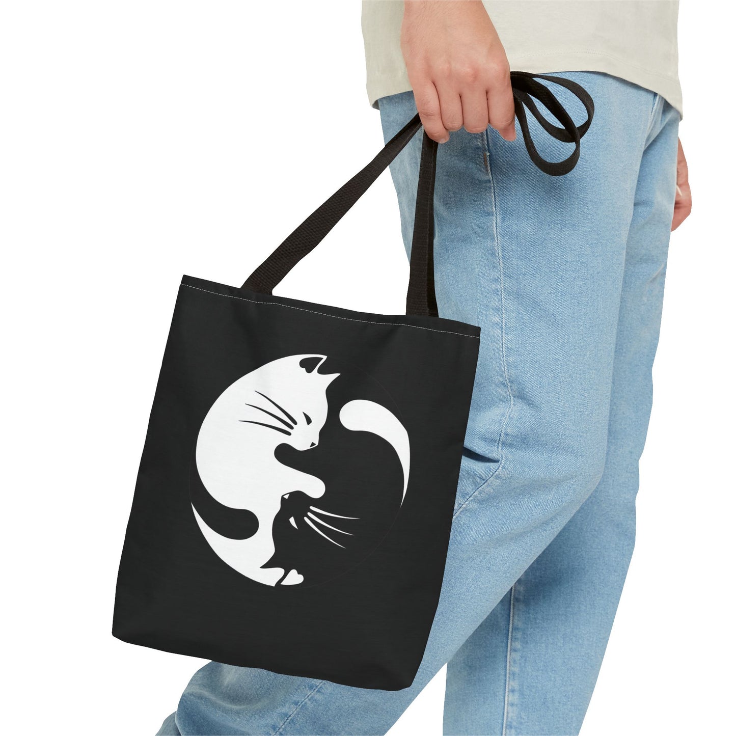 Yin Yang Kitties Tote Bag