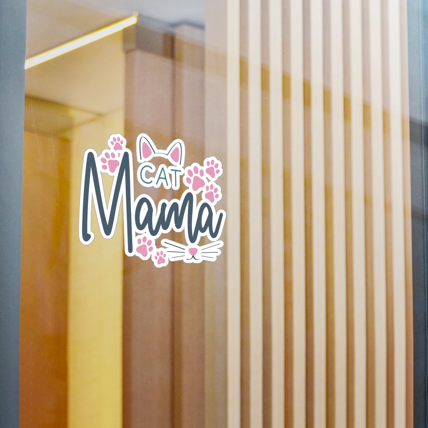 Cat Mama Vinyl Decal Sticker