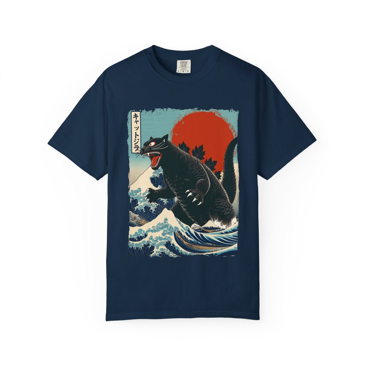 Catzilla Japanese Art T-Shirt