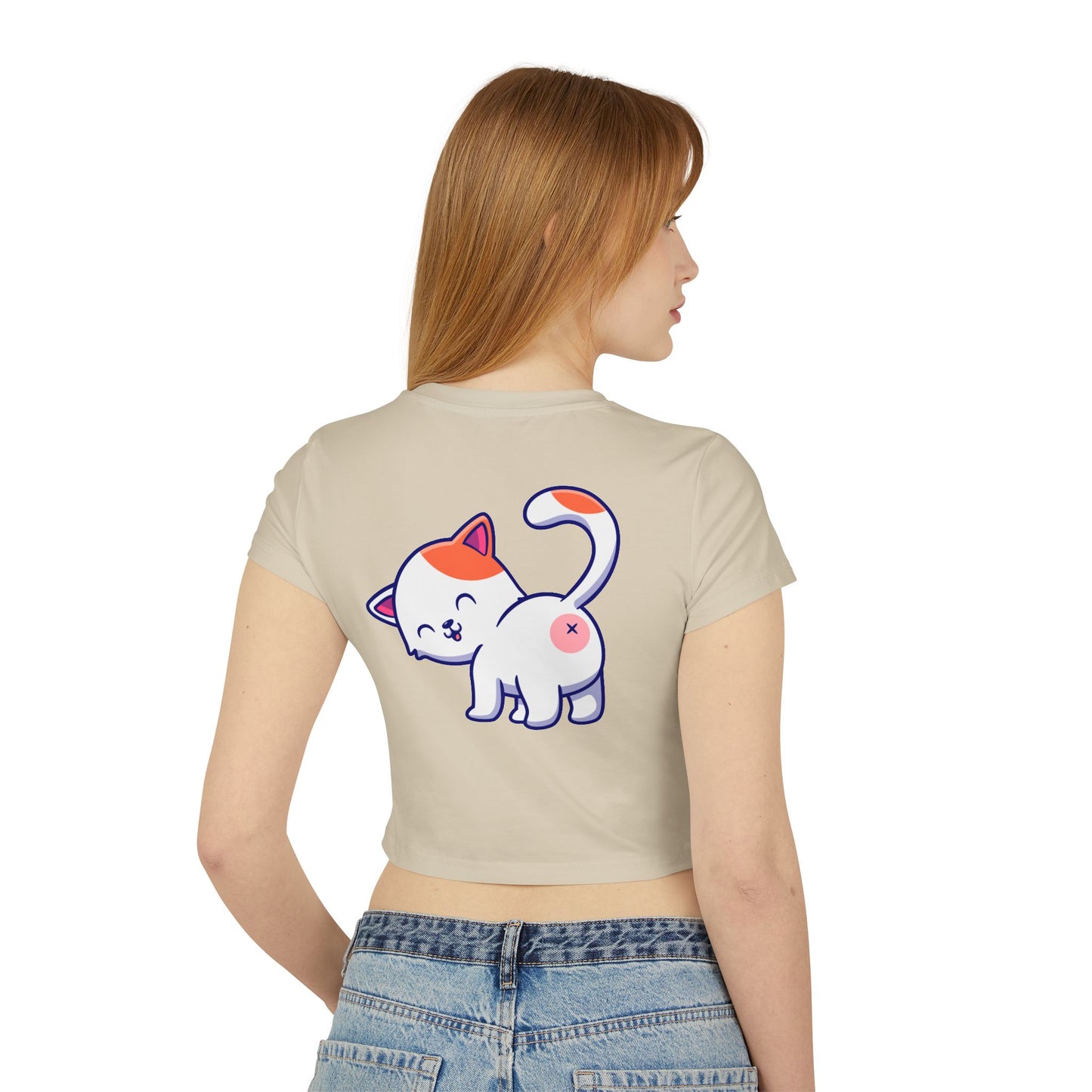 OnlyCats Cat Butt Women's Baby Tee